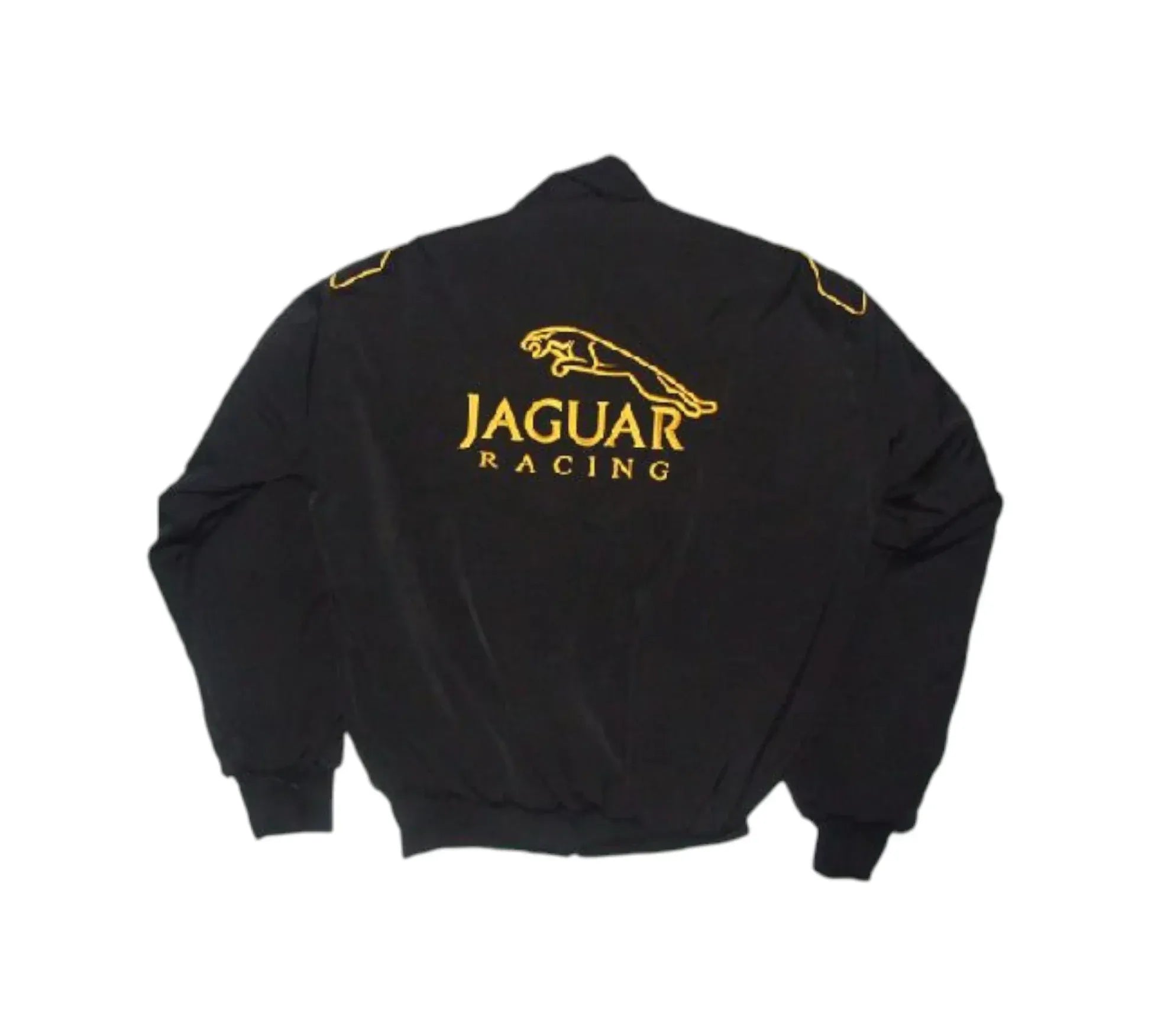 Jaguar Lear Racing Jacket Black Vintage