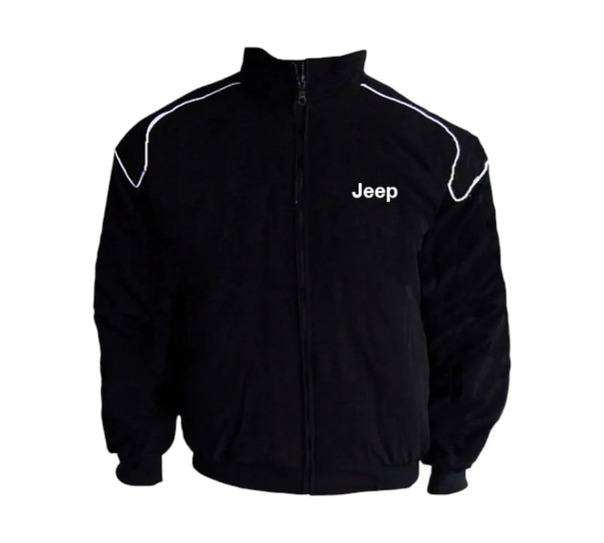 Jeep Racing Jacket Black with Piping