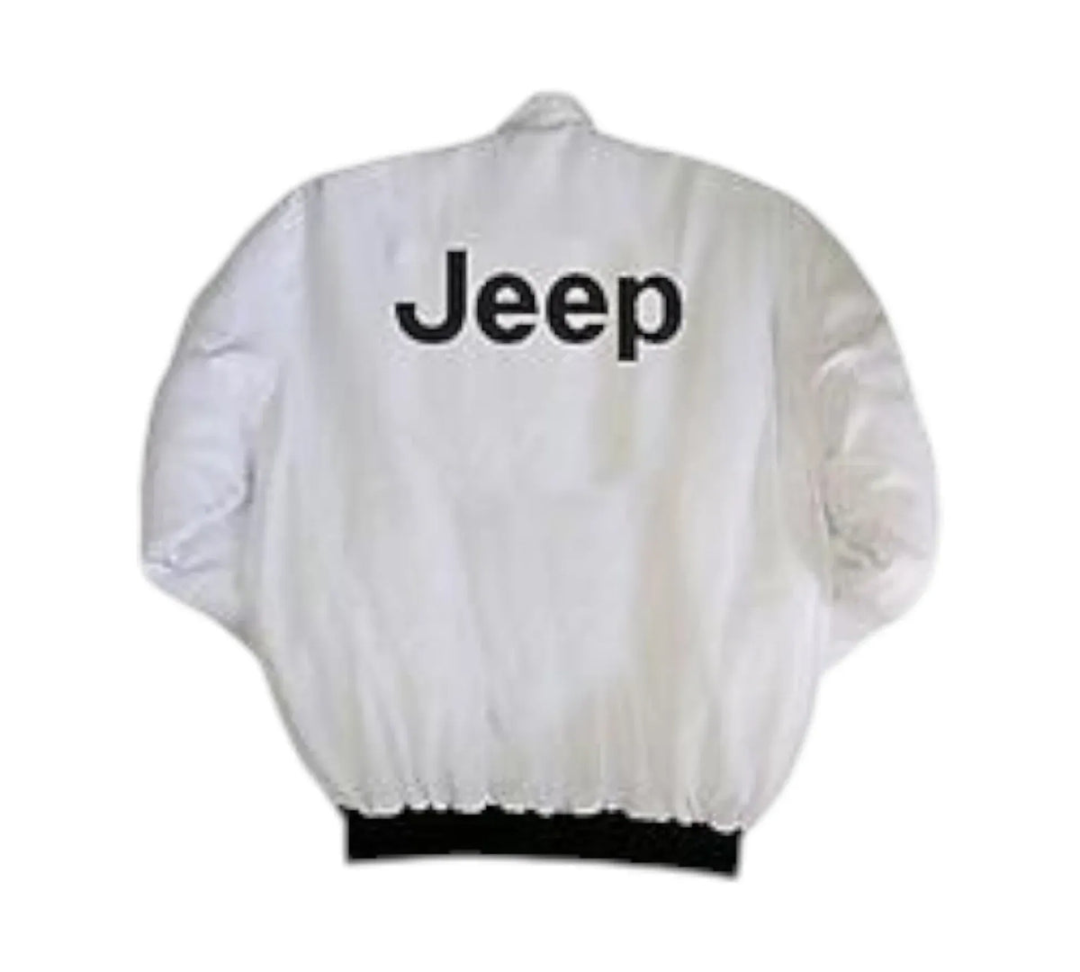 Jeep Racing Jacket White Vintage