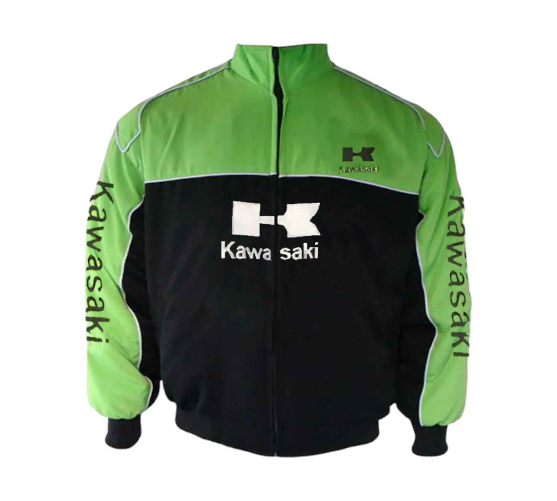 Kawasaki Racing Jacket Light Green Black