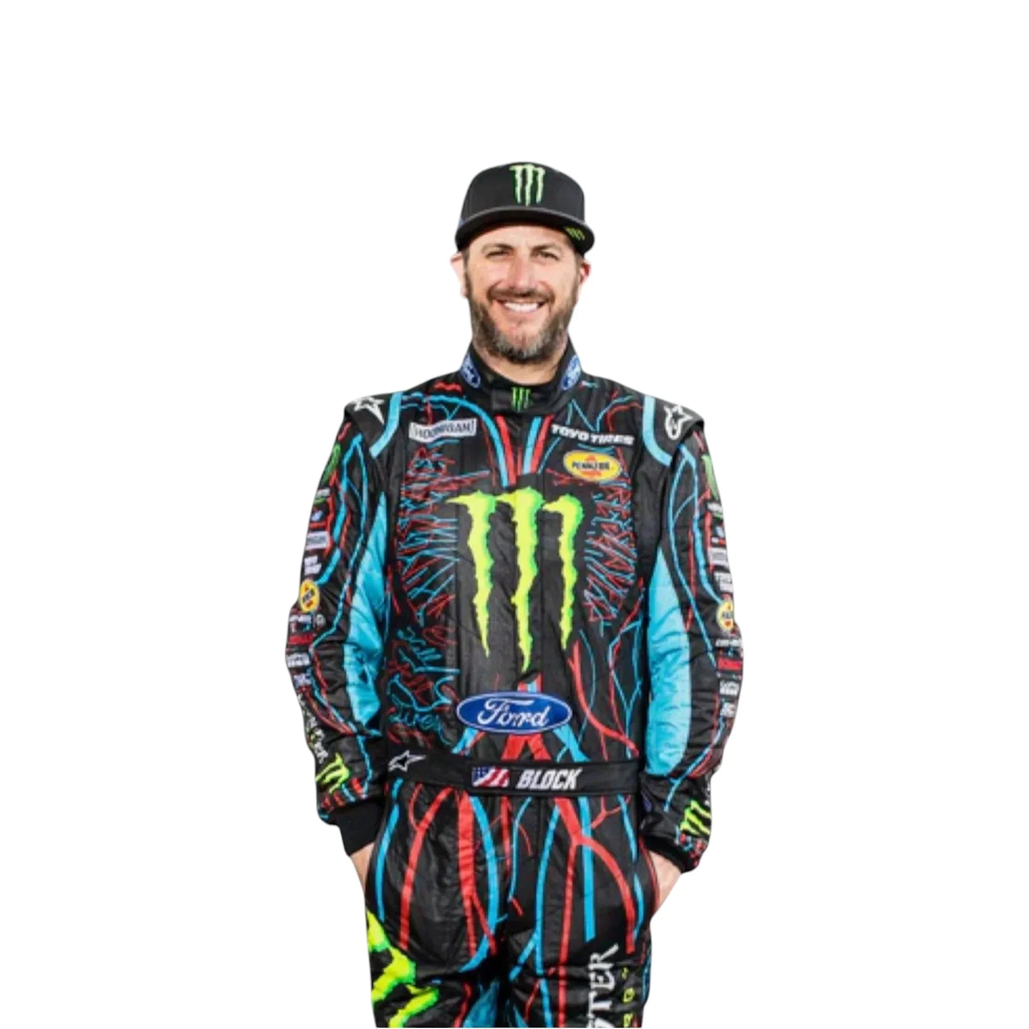 Ken Block Monster Sublimation Go-Kart Racing Suit