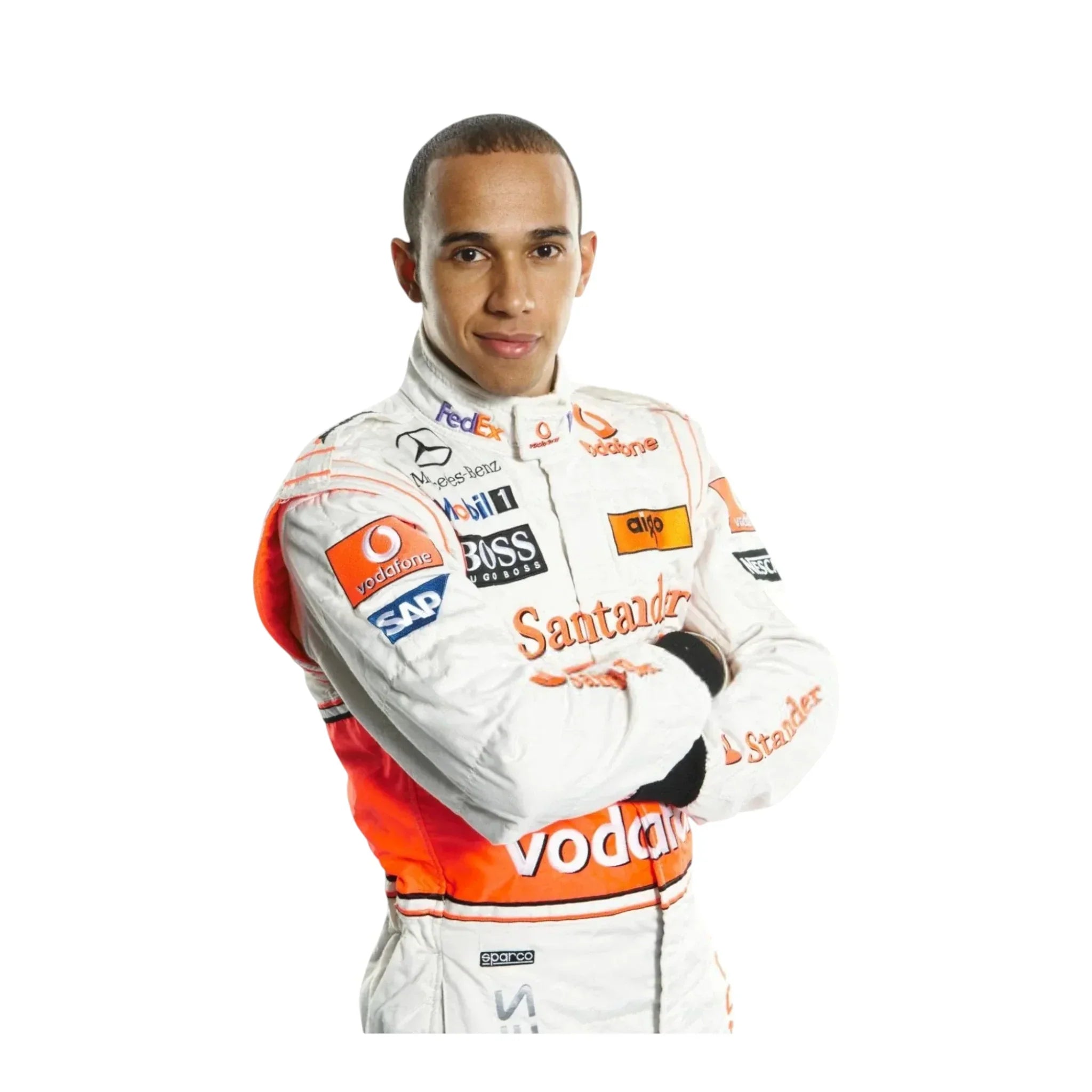 Lewis Hamilton 2008 McLaren F1 Embroidered Racing Suit – Motorsport Collectible