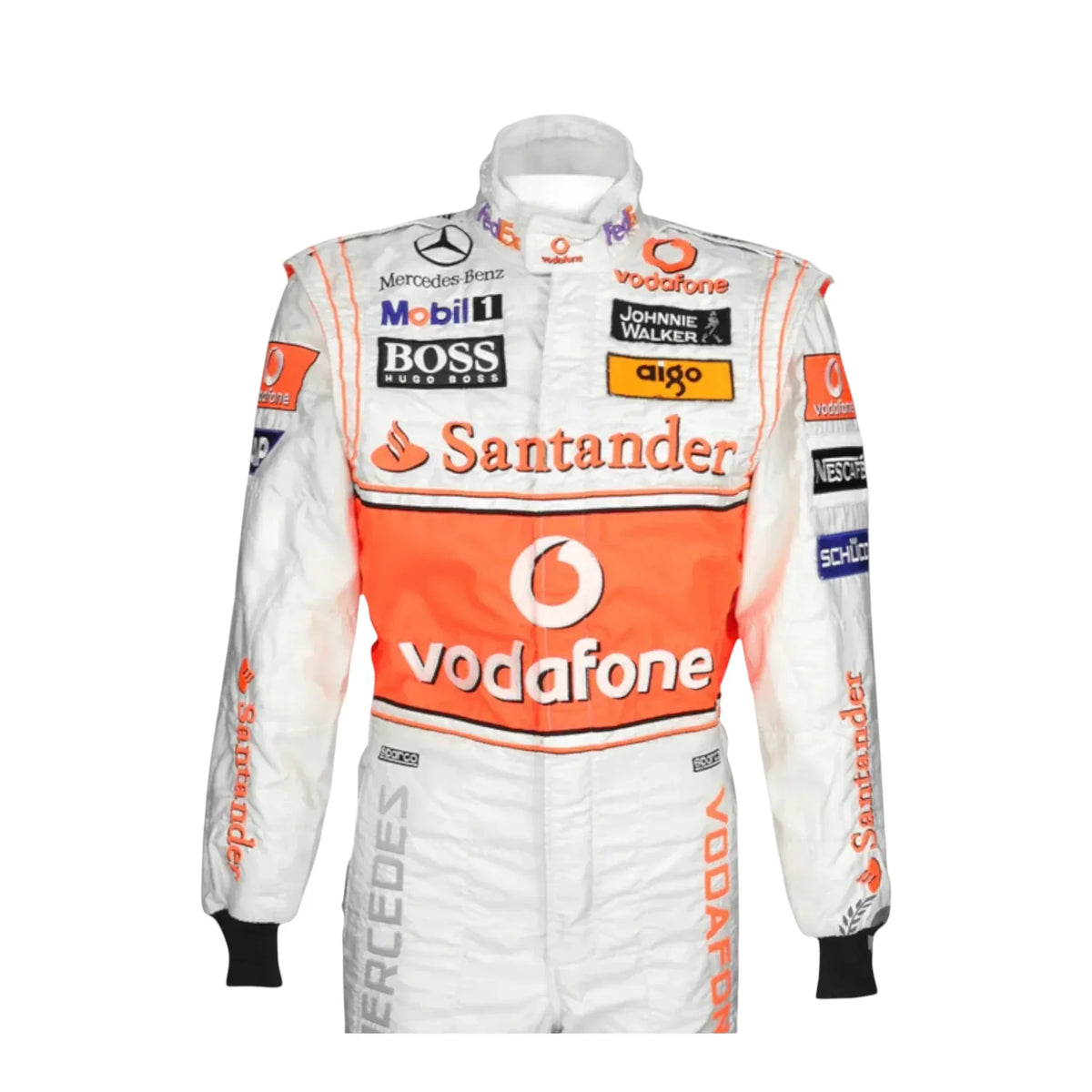 Lewis Hamilton 2008 McLaren F1 Embroidered Racing Suit – Motorsport Collectible