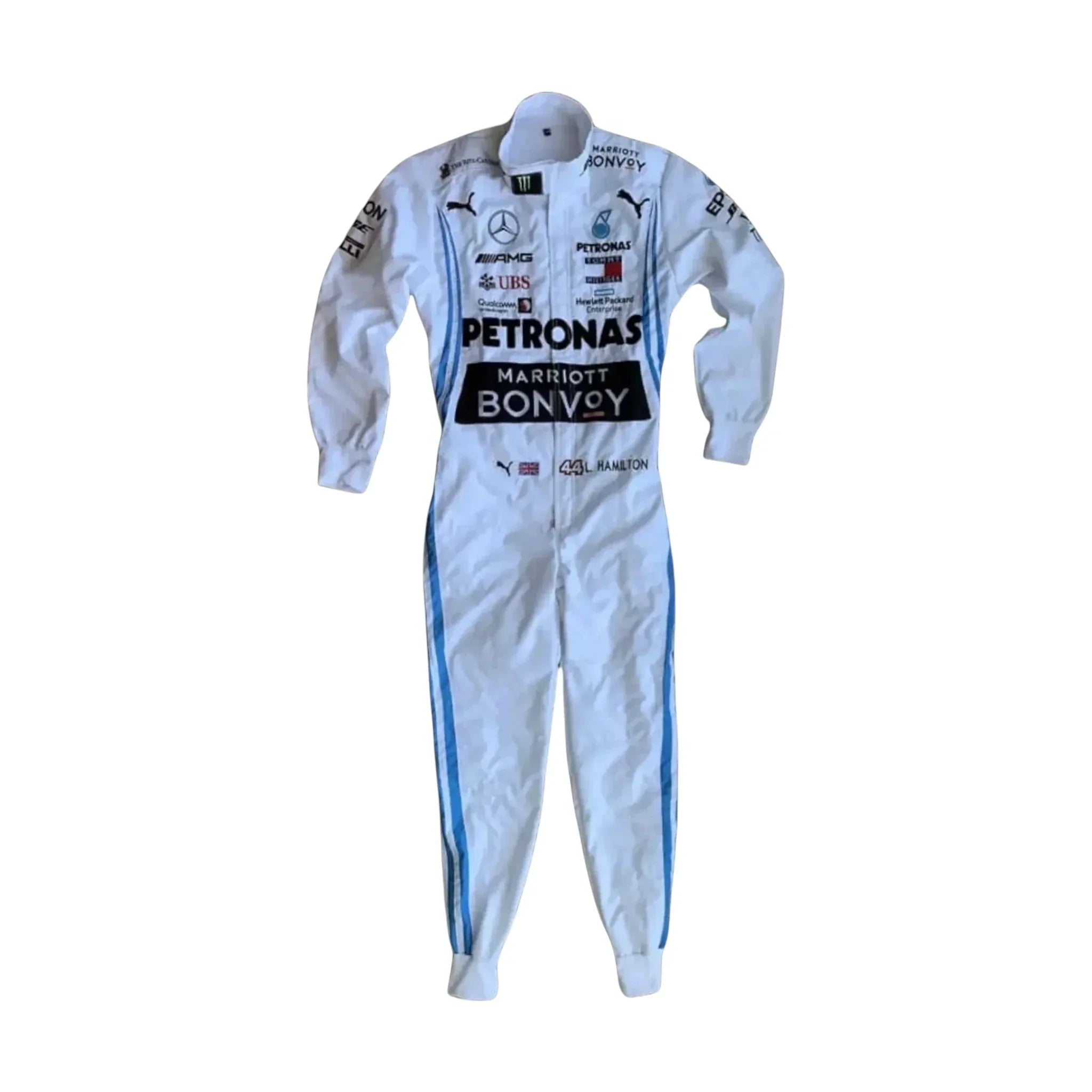 Lewis Hamilton 2019 Mercedes-AMG Petronas F1 Embroidered Race Suit
