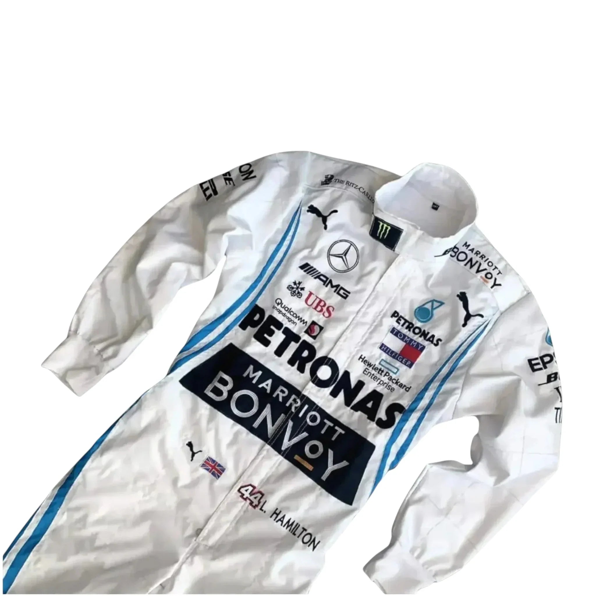 Lewis Hamilton 2019 Mercedes-AMG Petronas F1 Embroidered Race Suit
