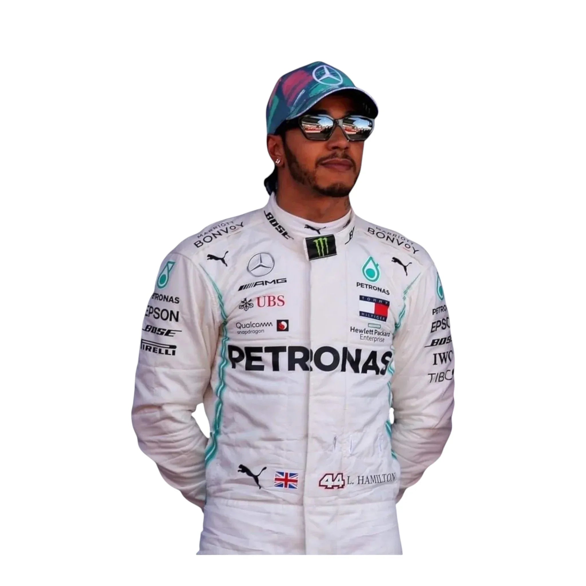 Lewis Hamilton 2019 Team Petronas Mercedes Formula 1 Race Suit