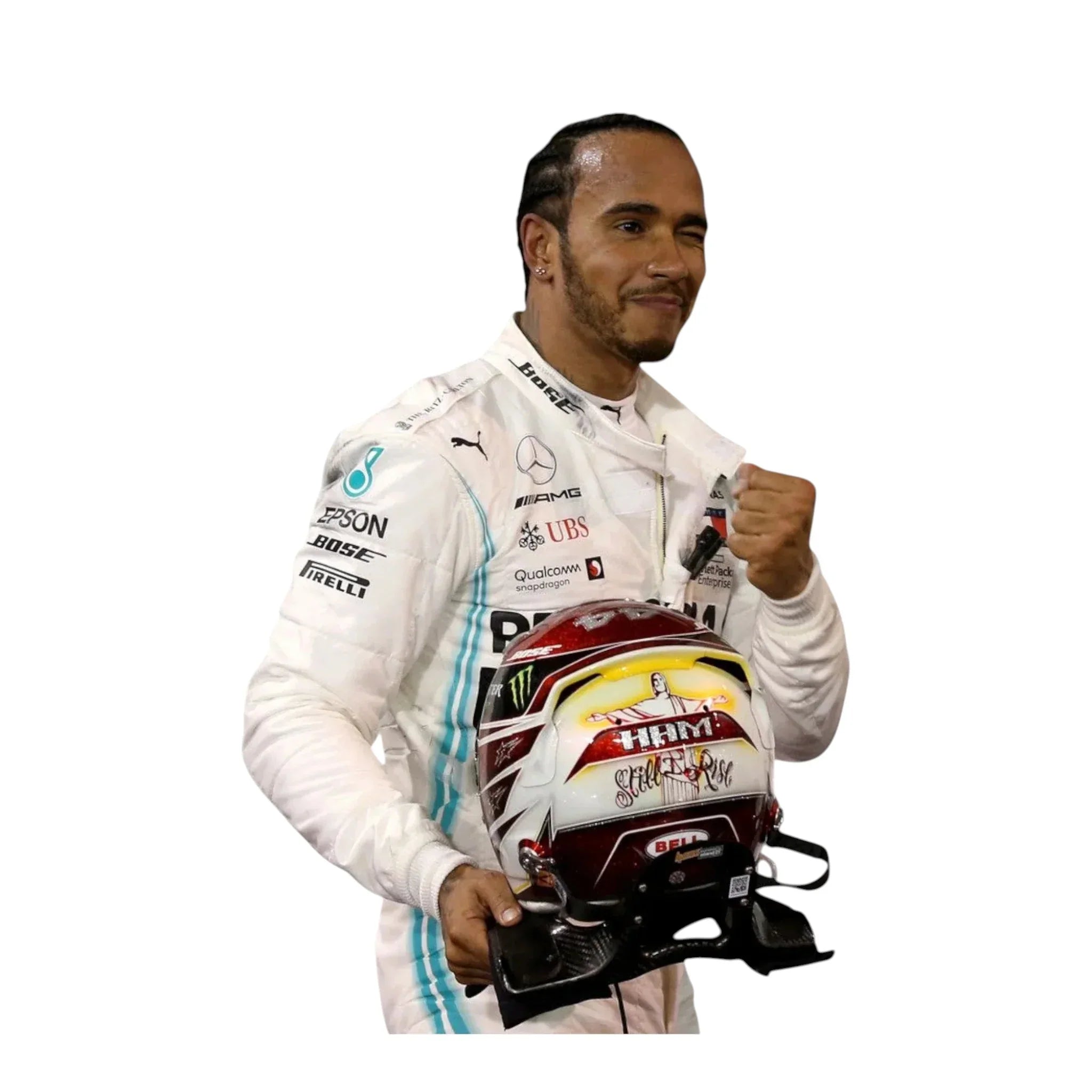 Lewis Hamilton 2019 Team Petronas Mercedes Formula 1 Race Suit