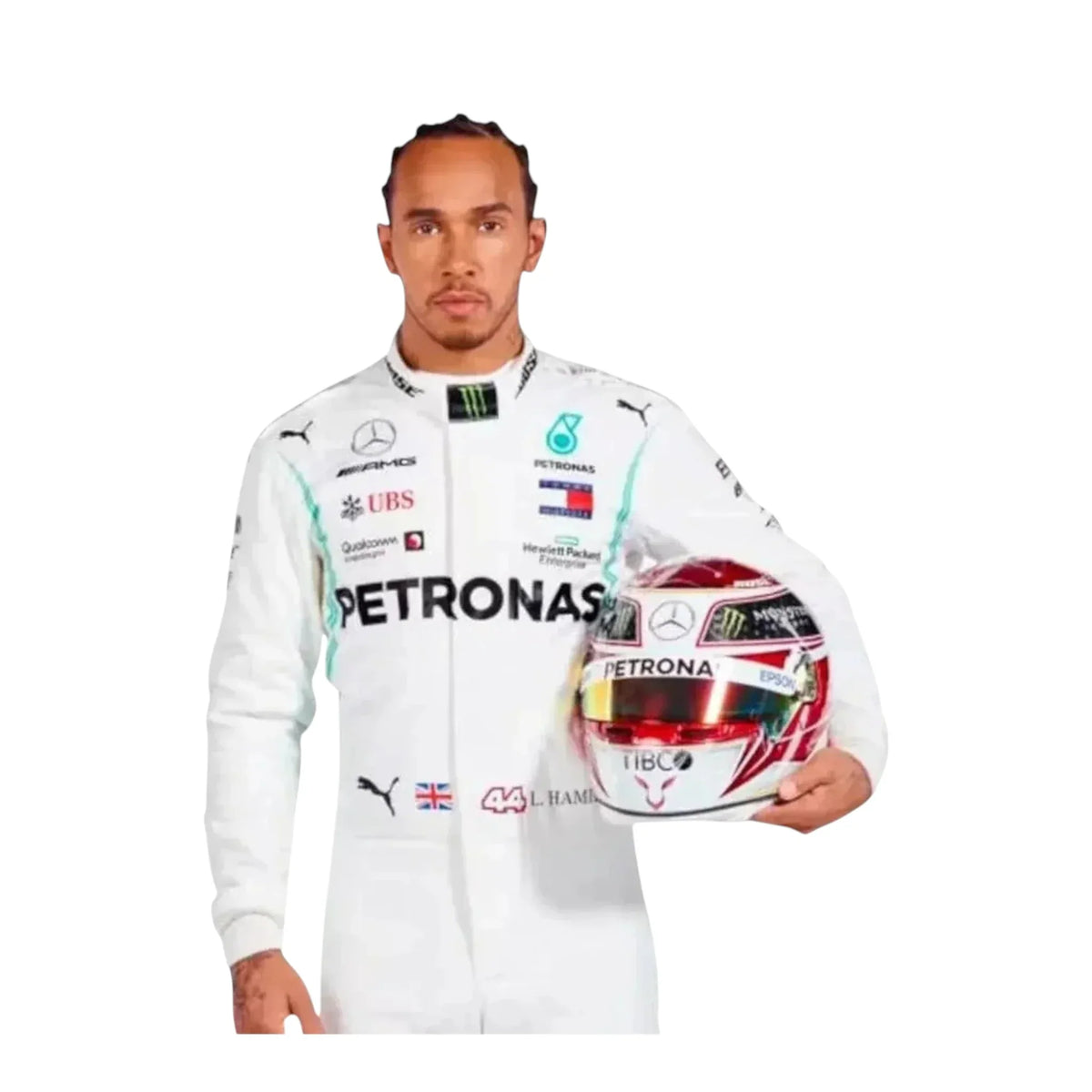 Lewis Hamilton 2019 Team Petronas Mercedes Formula 1 Race Suit