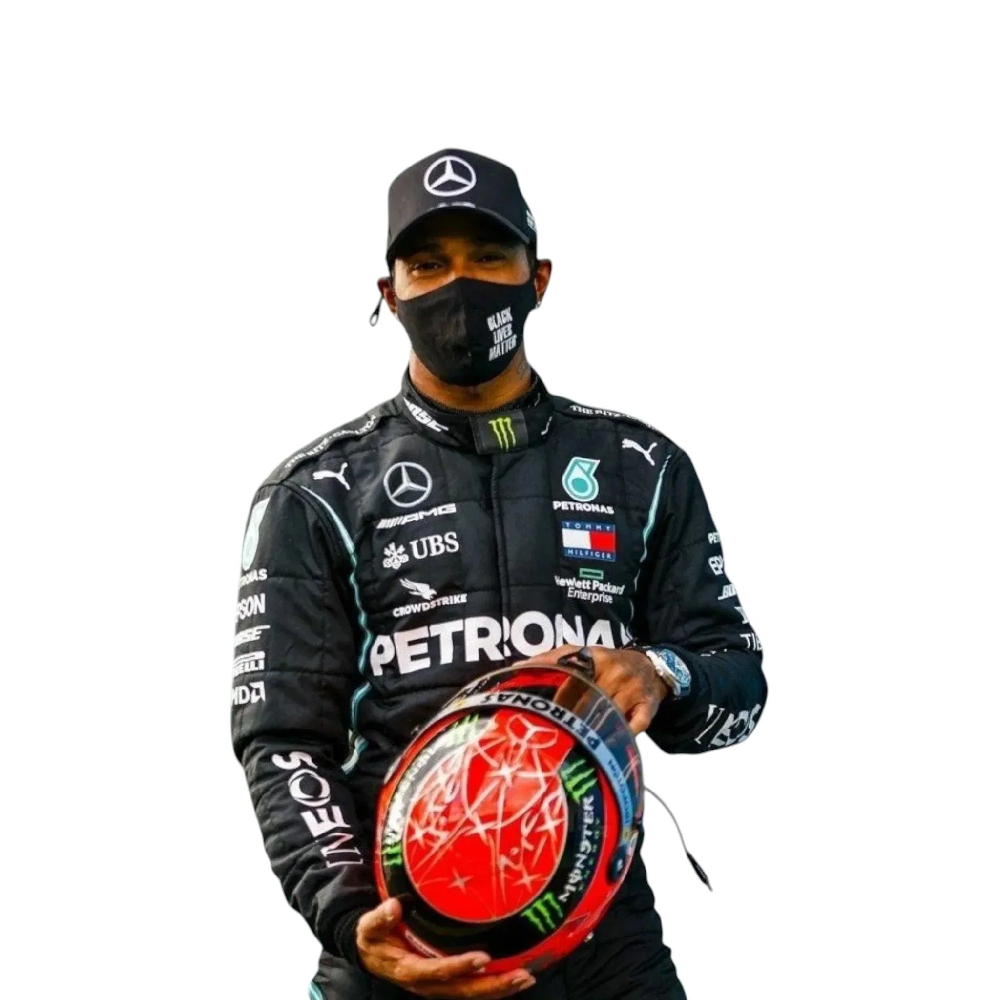 Lewis Hamilton 2021 F1 Mercedes-Benz AMG Race Suit
