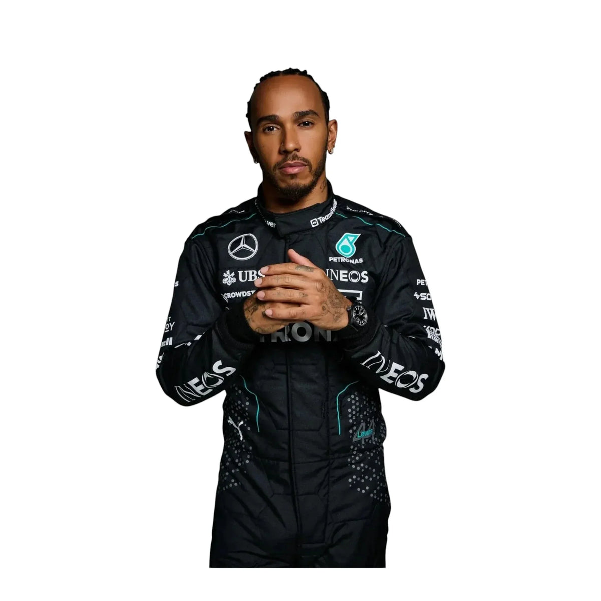 Lewis Hamilton 2024 Mercedes AMG F1 Team Race Suit