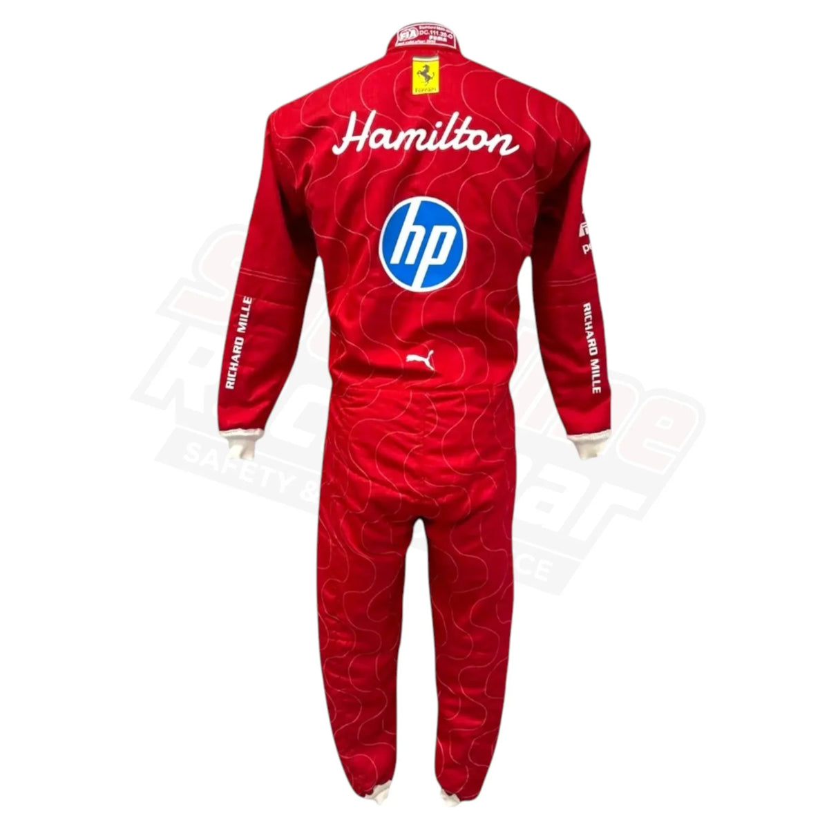 Lewis Hamilton 2025 Ferrari Monza F1 Racing Suit by Puma – Scuderia Edition