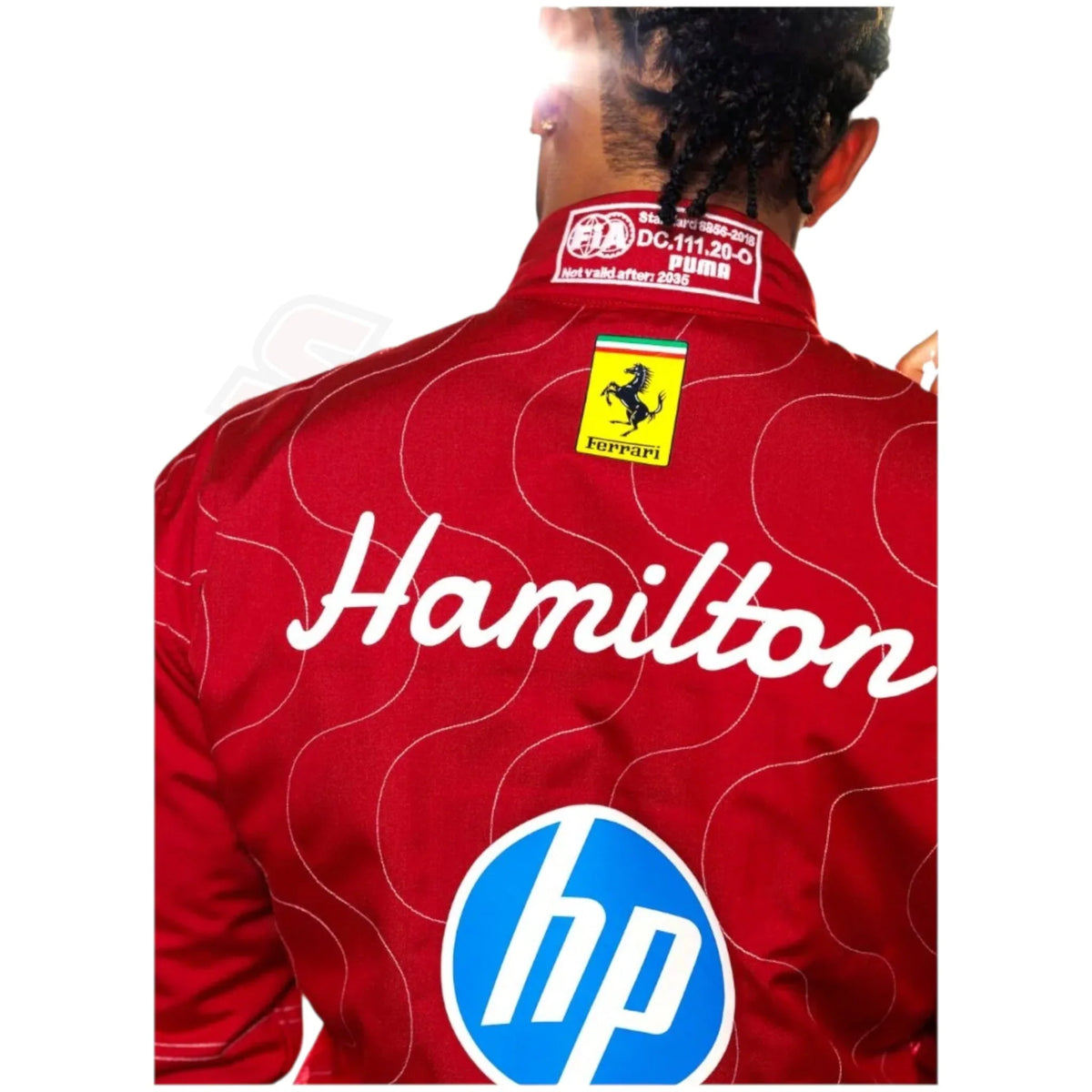 Lewis Hamilton 2025 Ferrari Monza F1 Racing Suit by Puma – Scuderia Edition