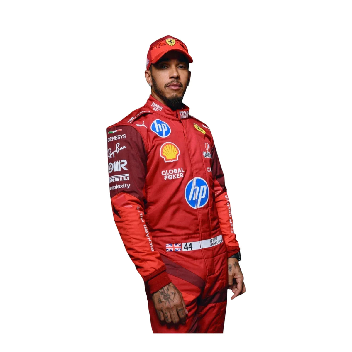Lewis Hamilton Ferrari HP Las Vegas GP 2025 Race Suit | F1 Racing Suit