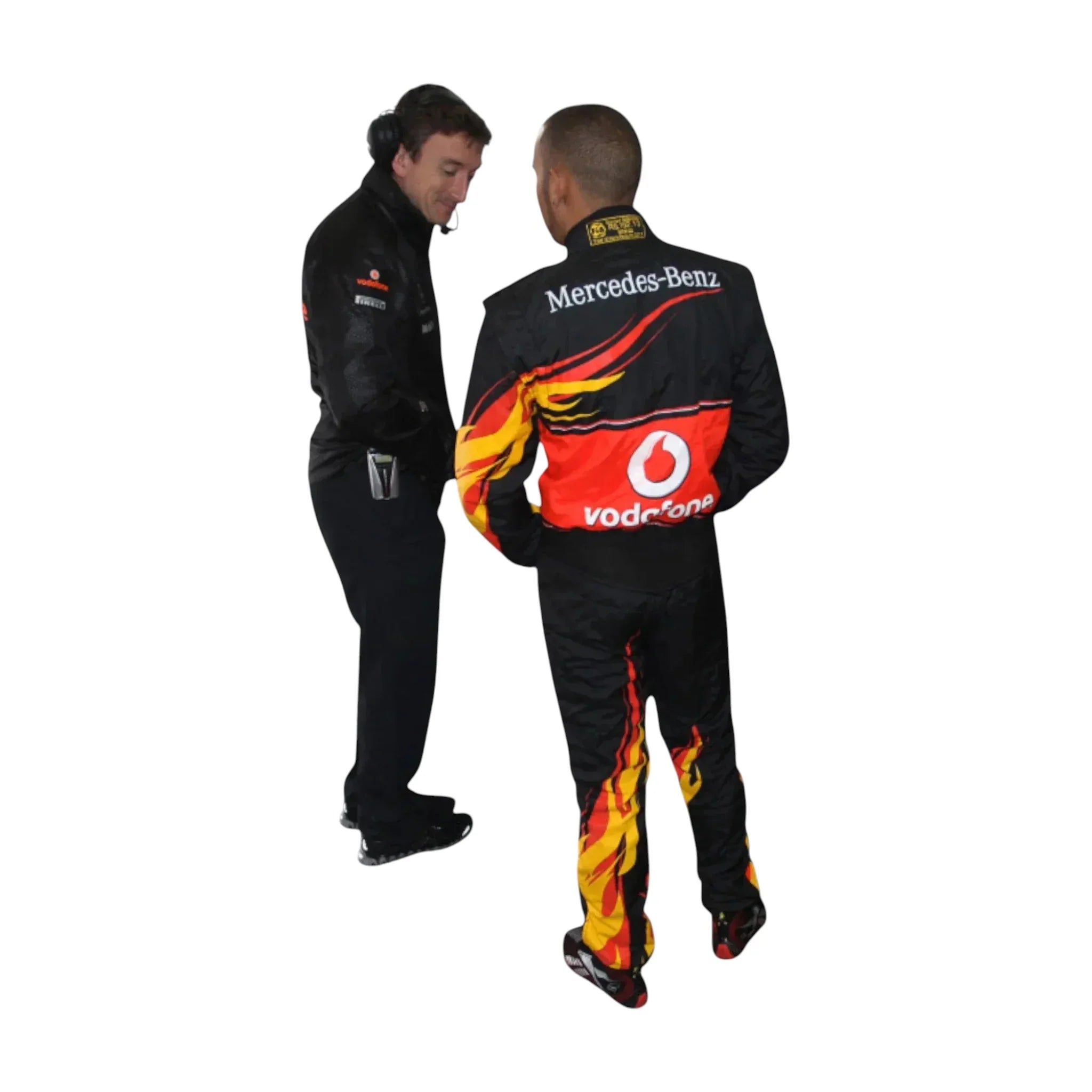 Lewis Hamilton Vodafone McLaren Mercedes Embroidered F1 Race Suit