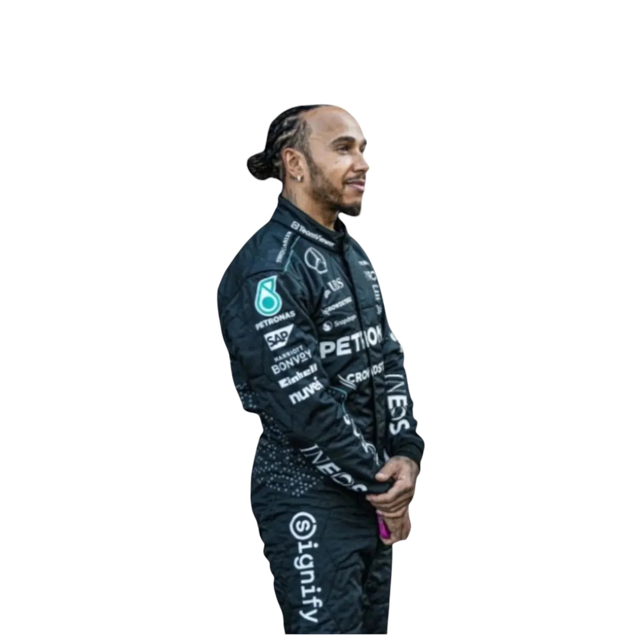 Lewis Hamilton Mercedes AMG F1 Team 2024 Racing Suit