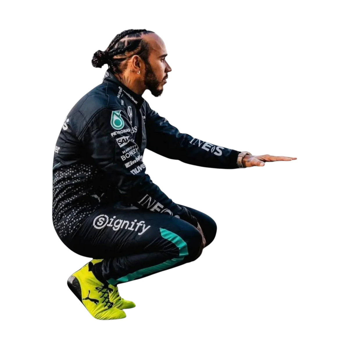 Lewis Hamilton Mercedes AMG F1 Team 2024 Racing Suit
