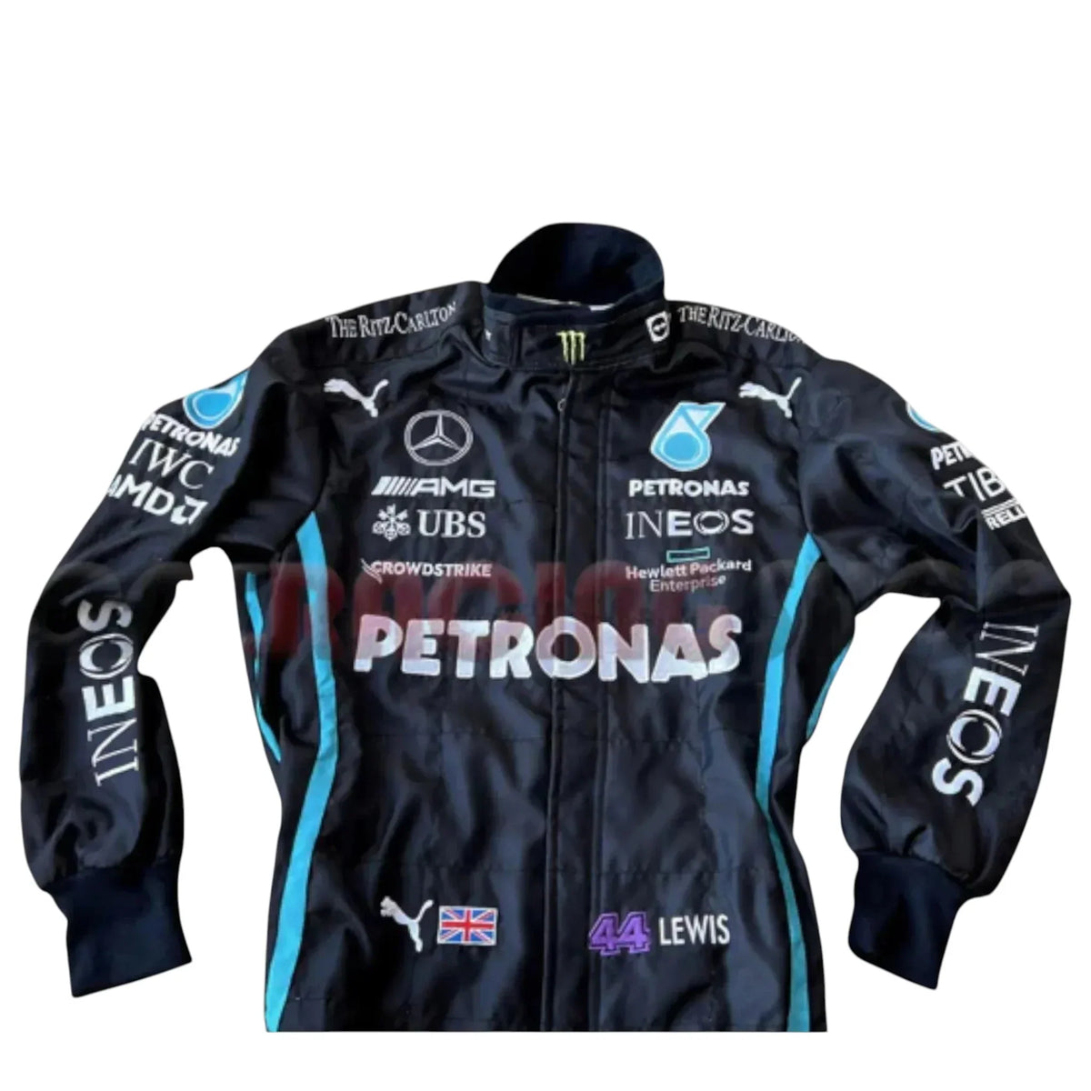Lewis Hamilton Mercedes AMG Petronas F1 2022 Embroidery Race Suit