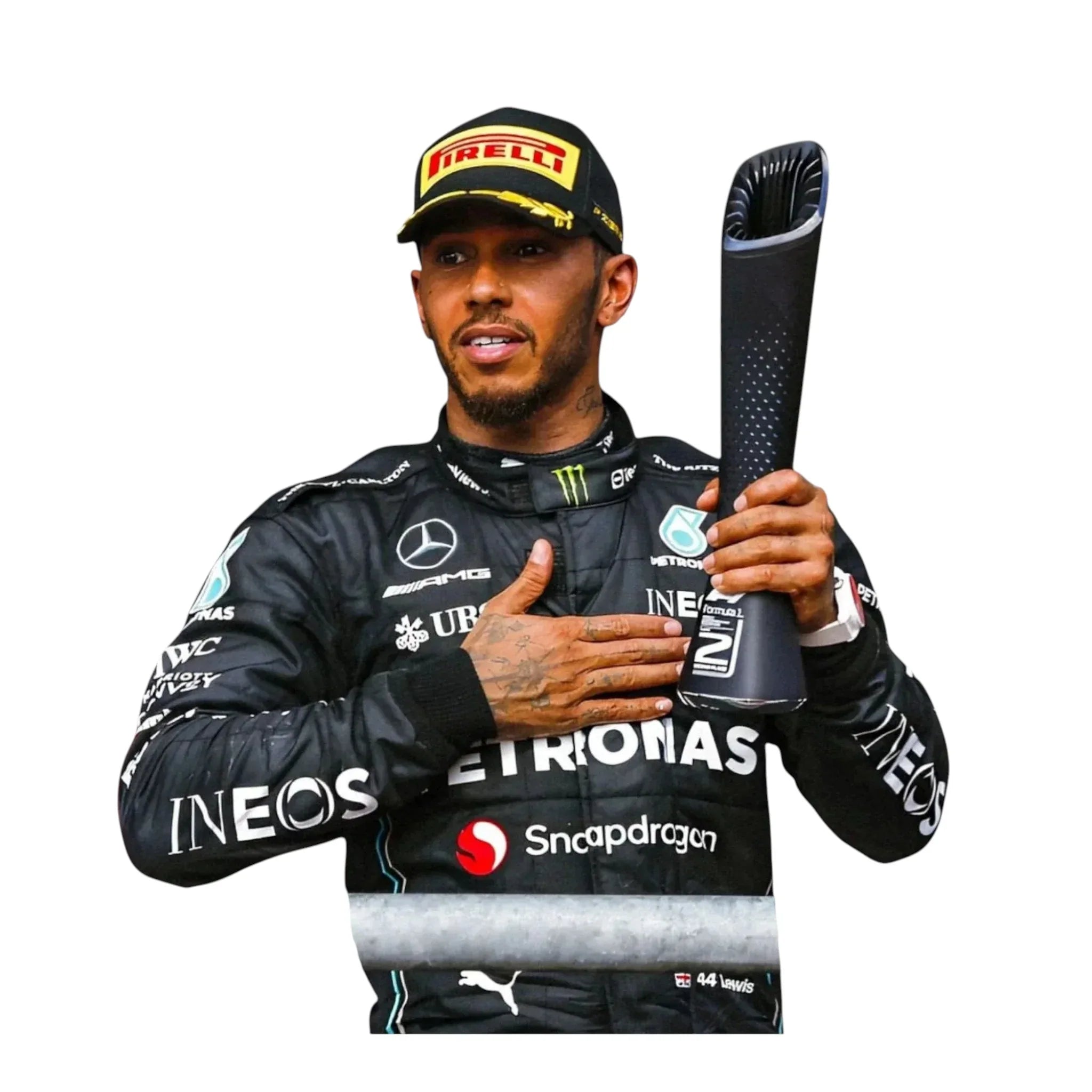 Lewis Hamilton Mercedes-AMG Petronas F1 Race Suit – Official Style