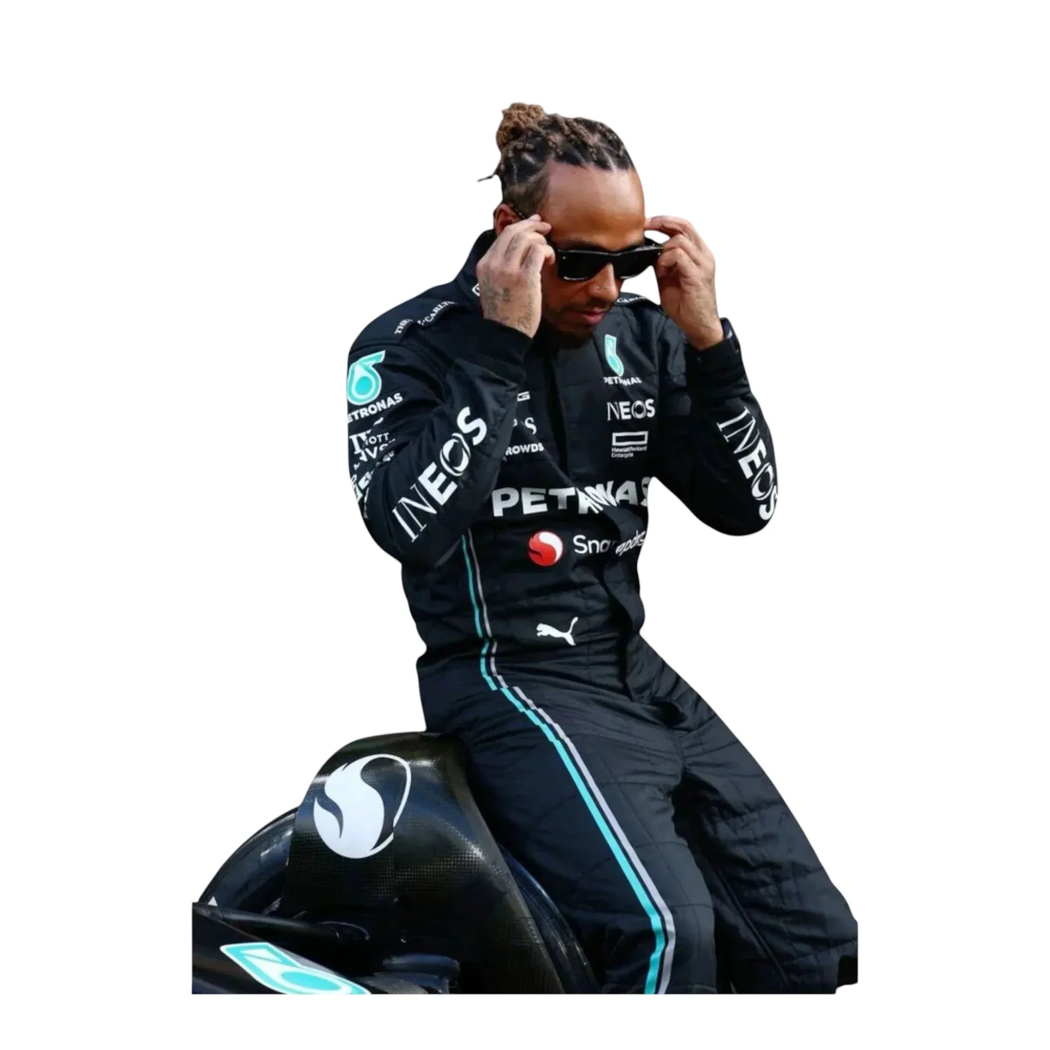 Lewis Hamilton Mercedes-AMG Petronas F1 Race Suit – Official Style