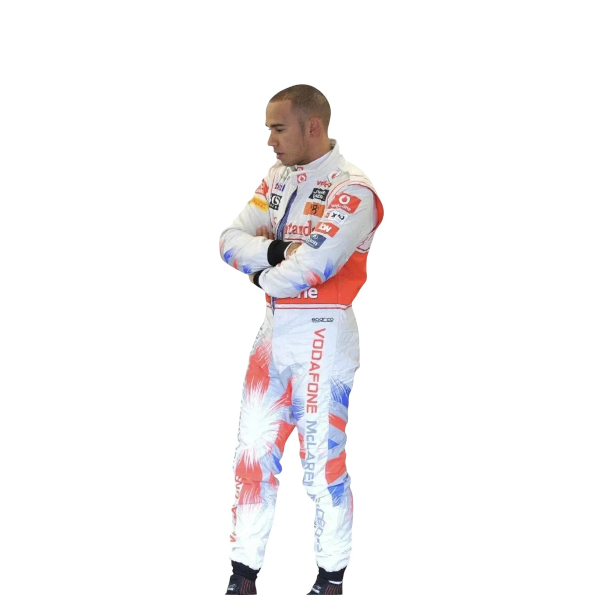 Lewis Hamilton Vodafone Mercedes-Benz F1 Embroidered Racing Suit