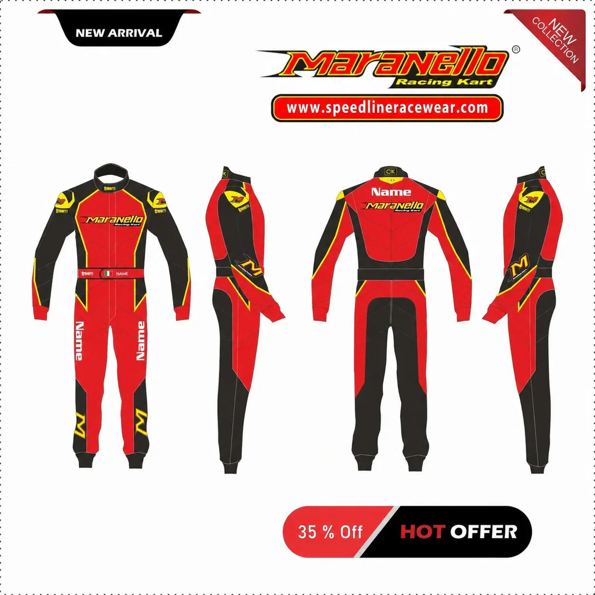 Maranello Overall Karting Suit 2020 – Premium Motorsport Racing Gear