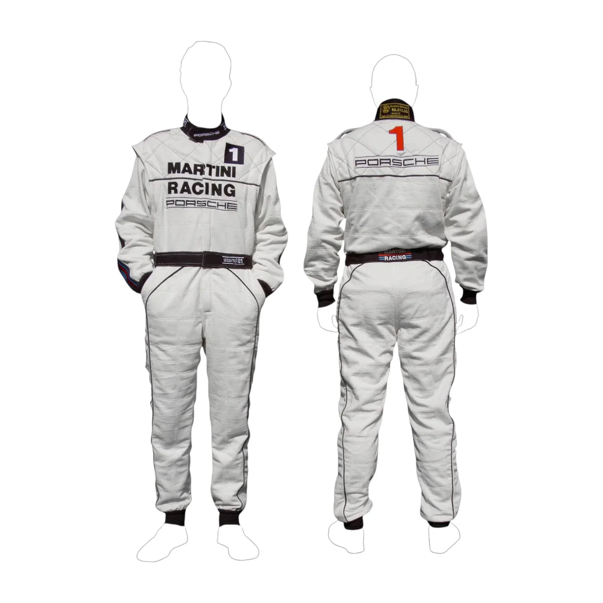 Martini Porsche Motorsport Overall Go Kart Racing Suit