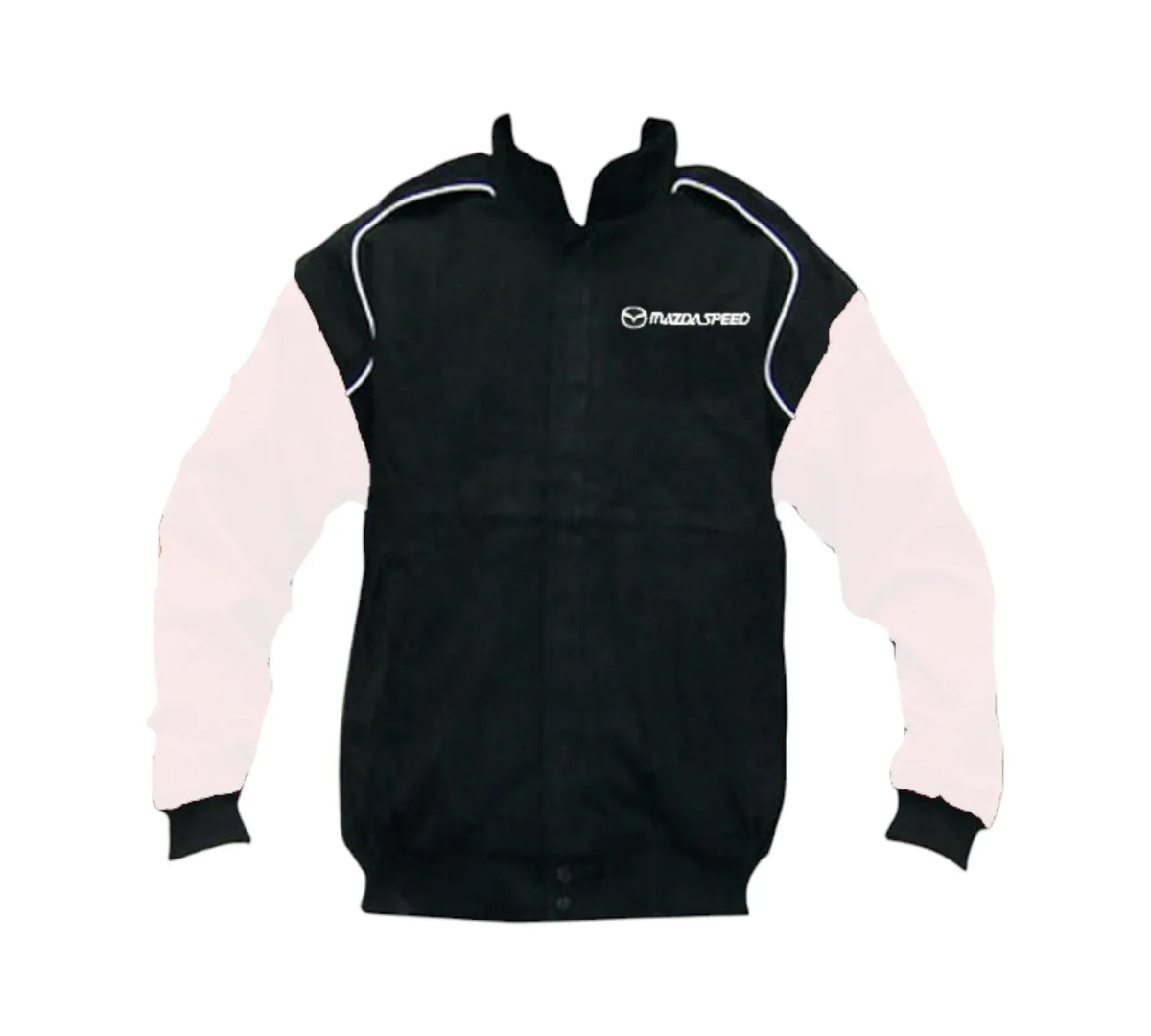 Mazda Mazdaspeed Black White Vintage Racing Jacket
