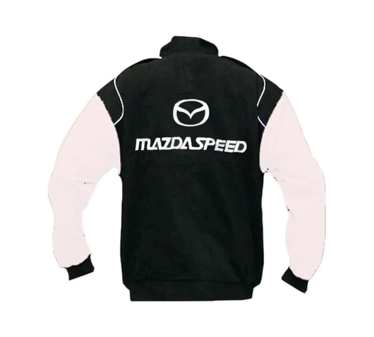 Mazda Mazdaspeed Black White Vintage Racing Jacket