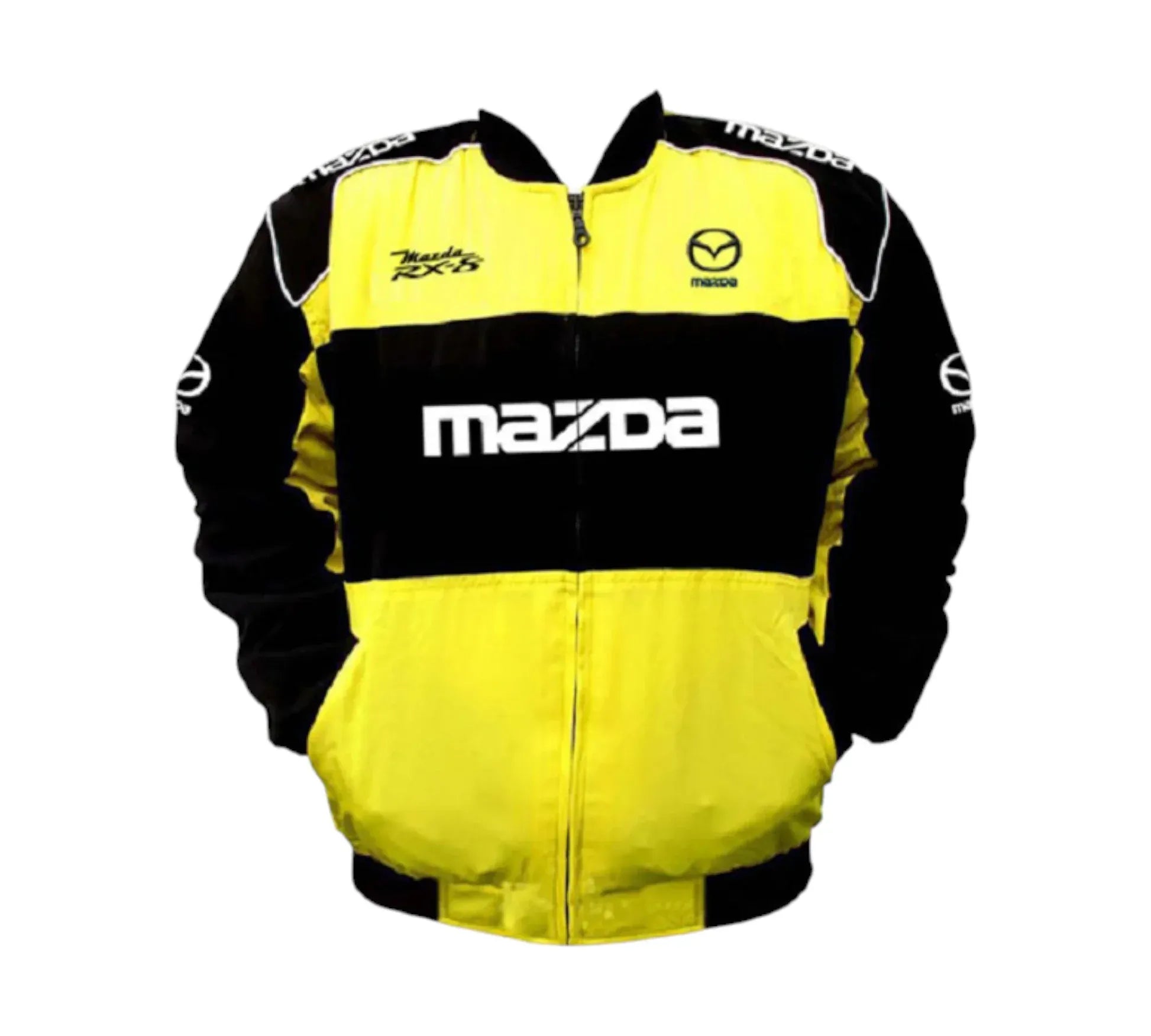 Mazda RX-8 Spirit R Yellow Black Vintage Racing Jacket