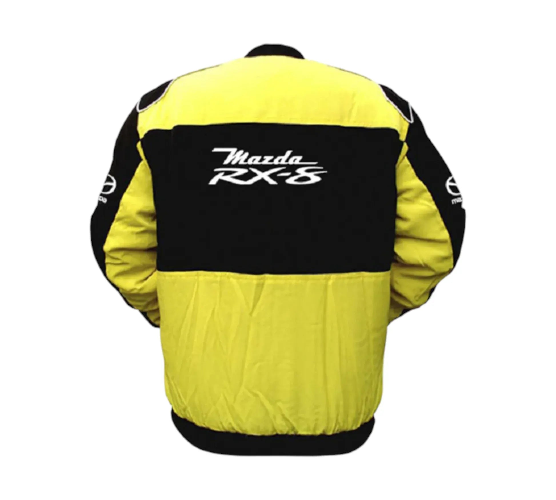 Mazda RX-8 Spirit R Yellow Black Vintage Racing Jacket