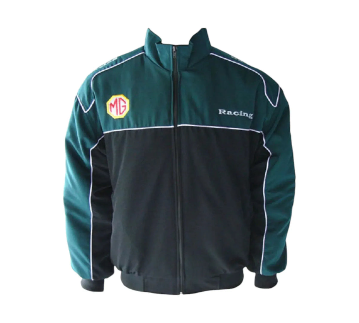 MG Vintage Racing Jacket Black Green Premium
