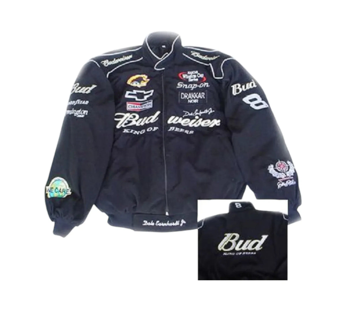 Nascar Dale Earnhardt Jr Vintage Jacket Black