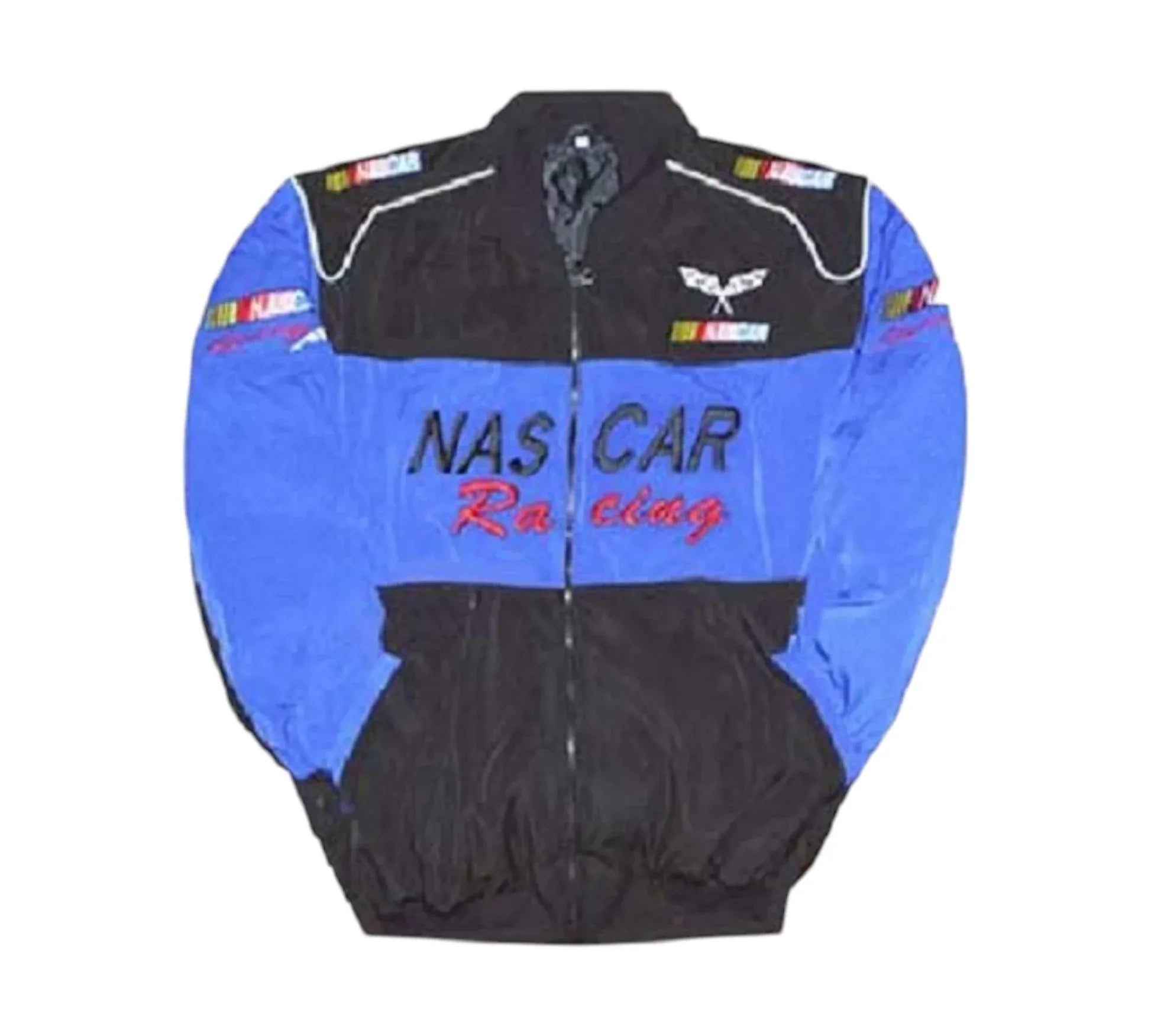 Nascar Vintage Racing Jacket Blue Black Premium