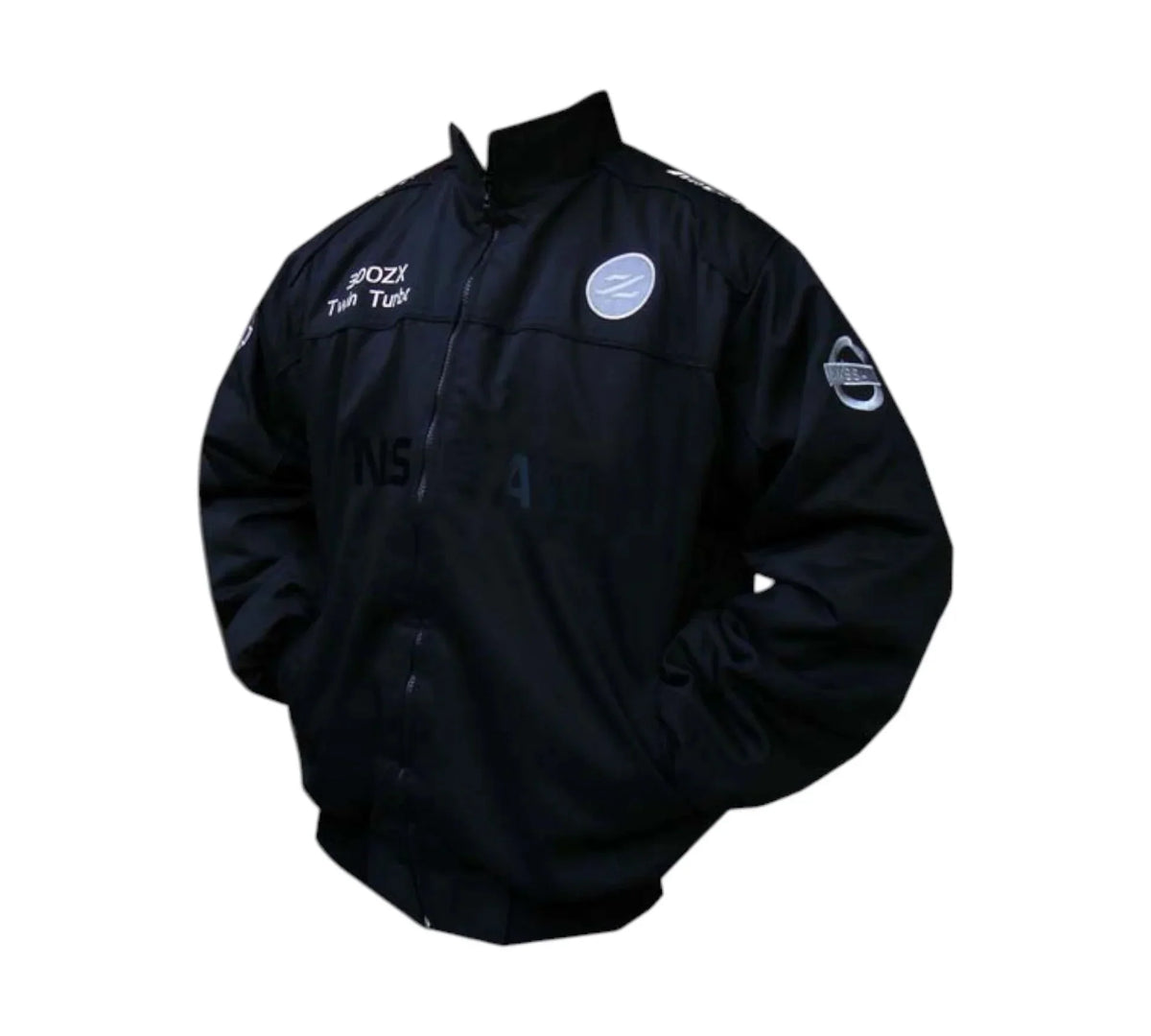 Nissan 300ZX Twin Turbo Racing Jacket Black JDM Motorsport Style