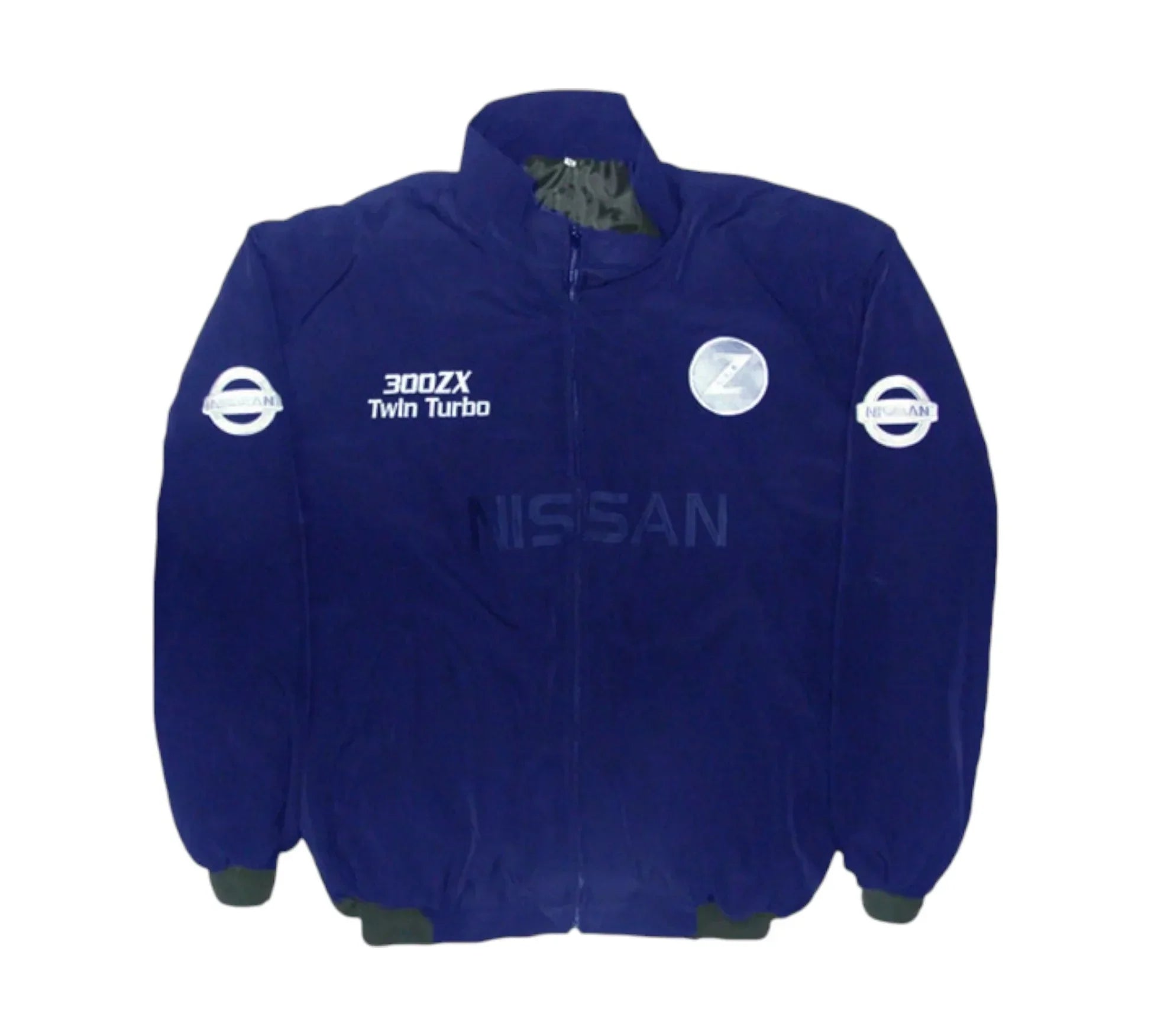 Nissan 300ZX Twin Turbo Vintage Racing Jacket Dark Blue Style