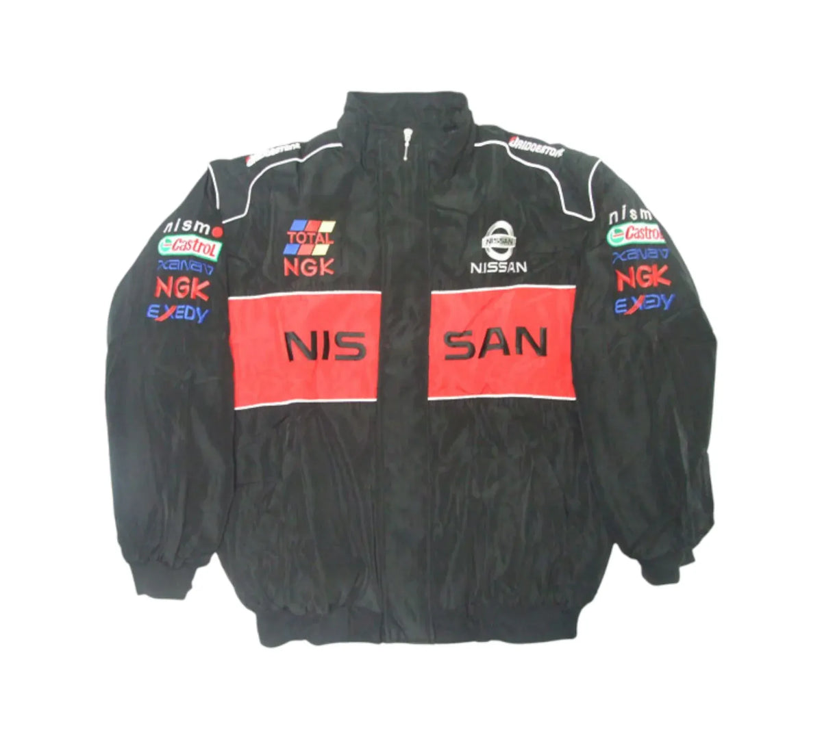Nissan Racing Vintage Jacket Black Red Premium