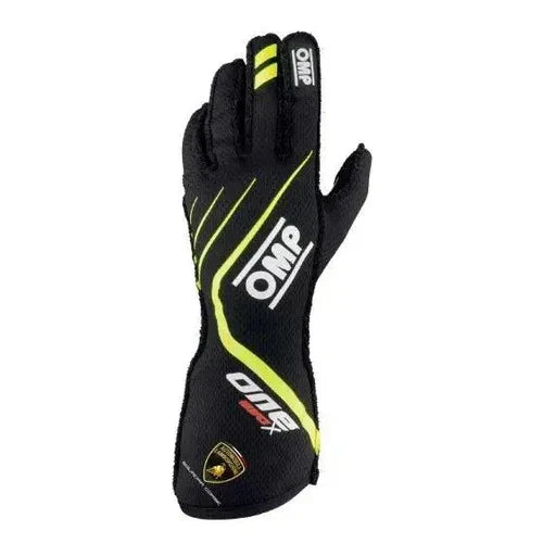 OMP One Evo X Inspired Race Gloves – Lamborghini Squadra Style