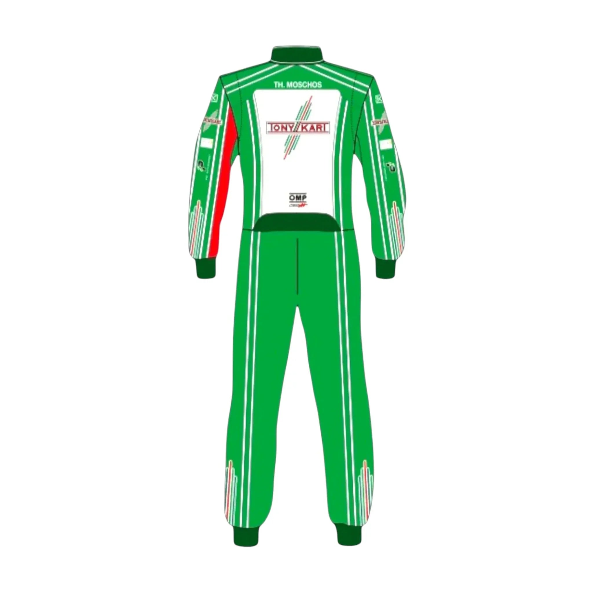 OMP Tony Kart Sublimation Printed Go Kart Racing Suit – Driver Pro Overall