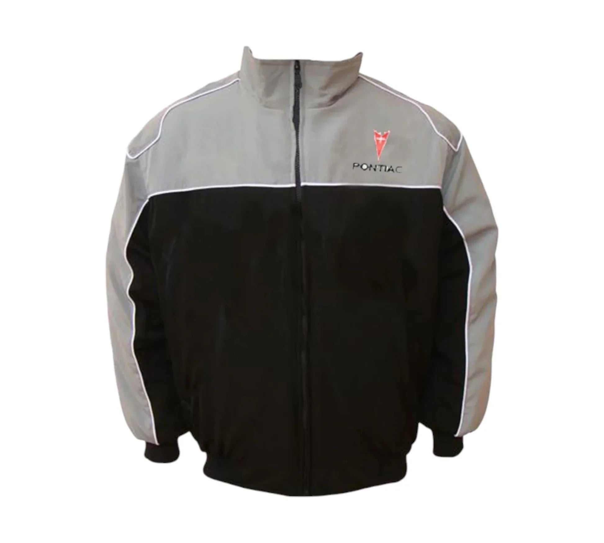 Pontiac Solstice GXP Vintage Racing Jacket Light Gray Black