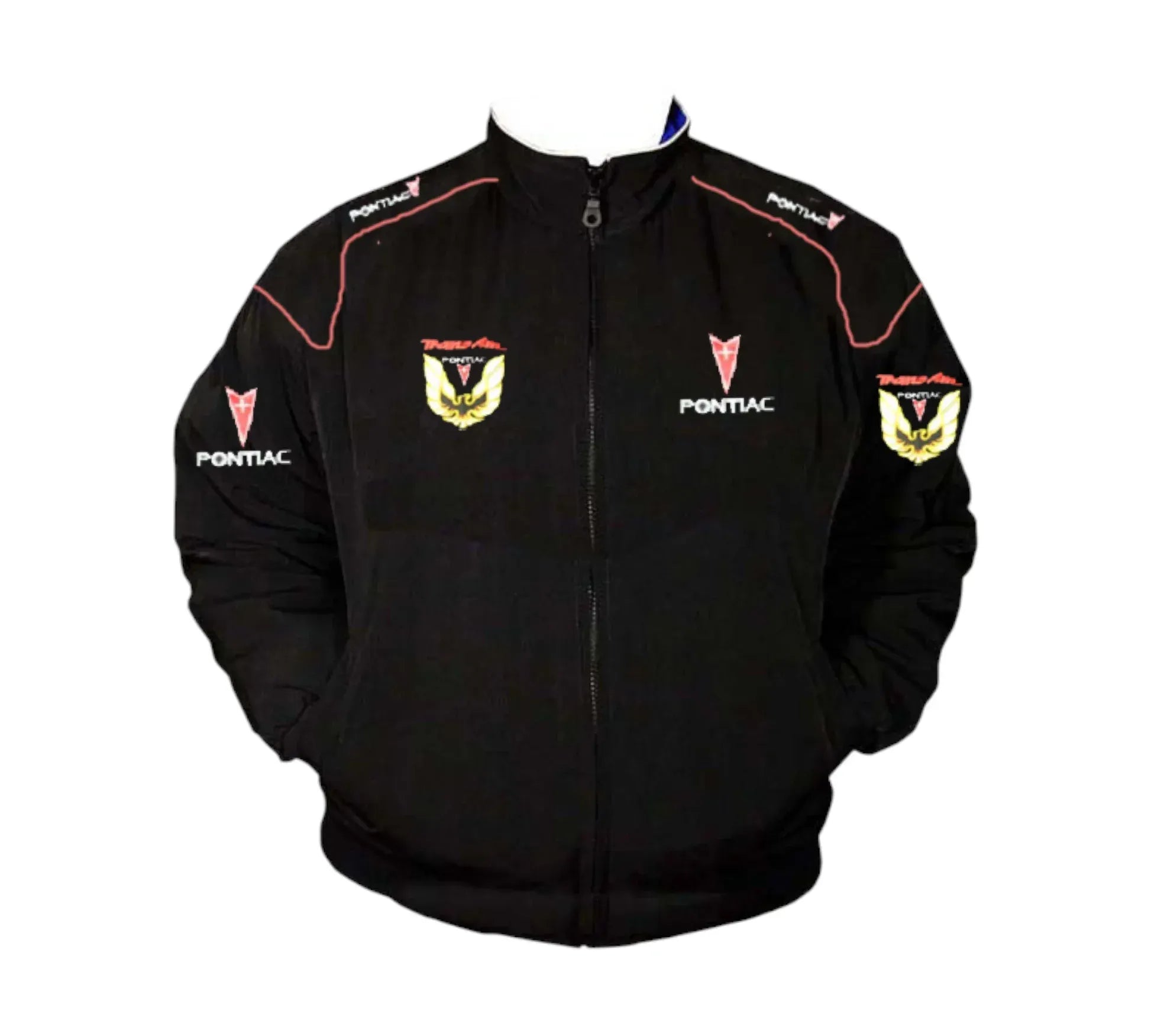 Pontiac Trans Am Vintage Racing Jacket Black Motorsport Style