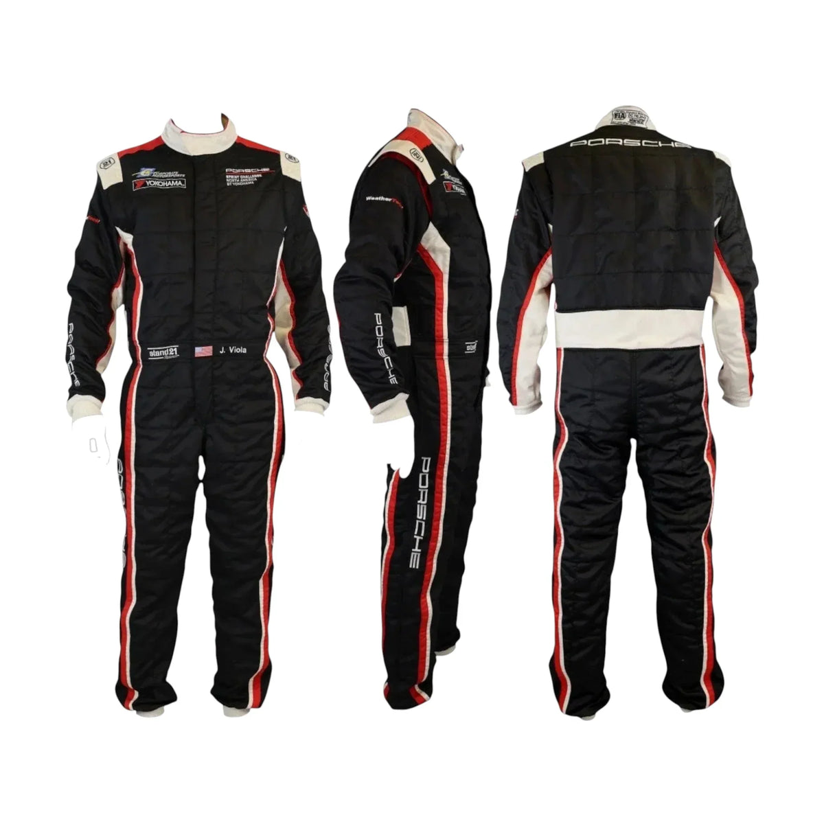 Porsche Black Edition Go-Kart Racing Overall Suit