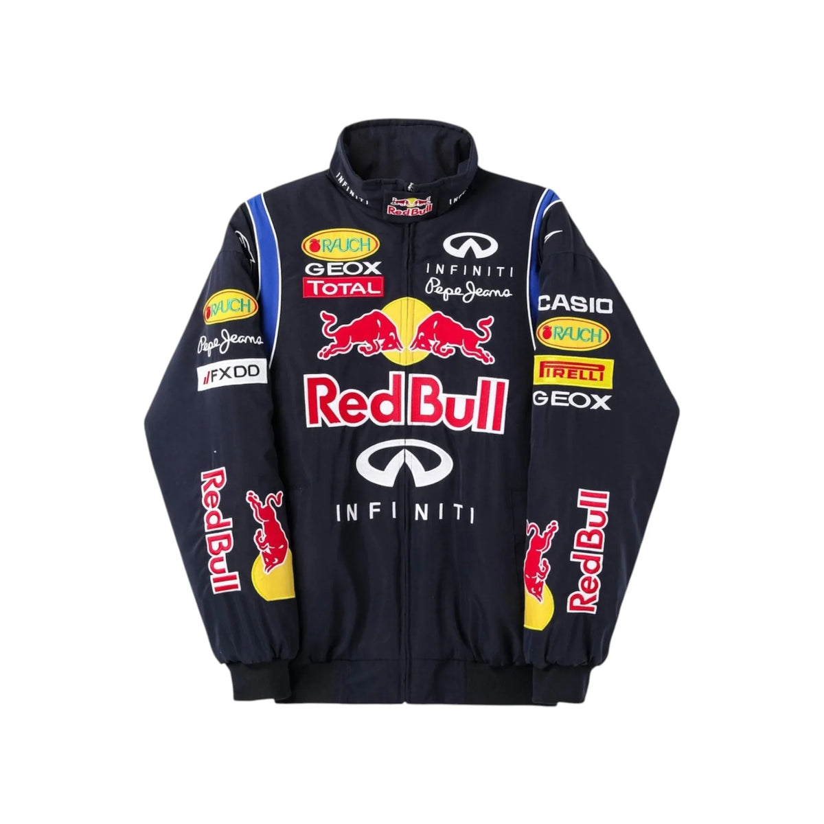 Red Bull F1 Vintage Racing Jacket Retro Team Style