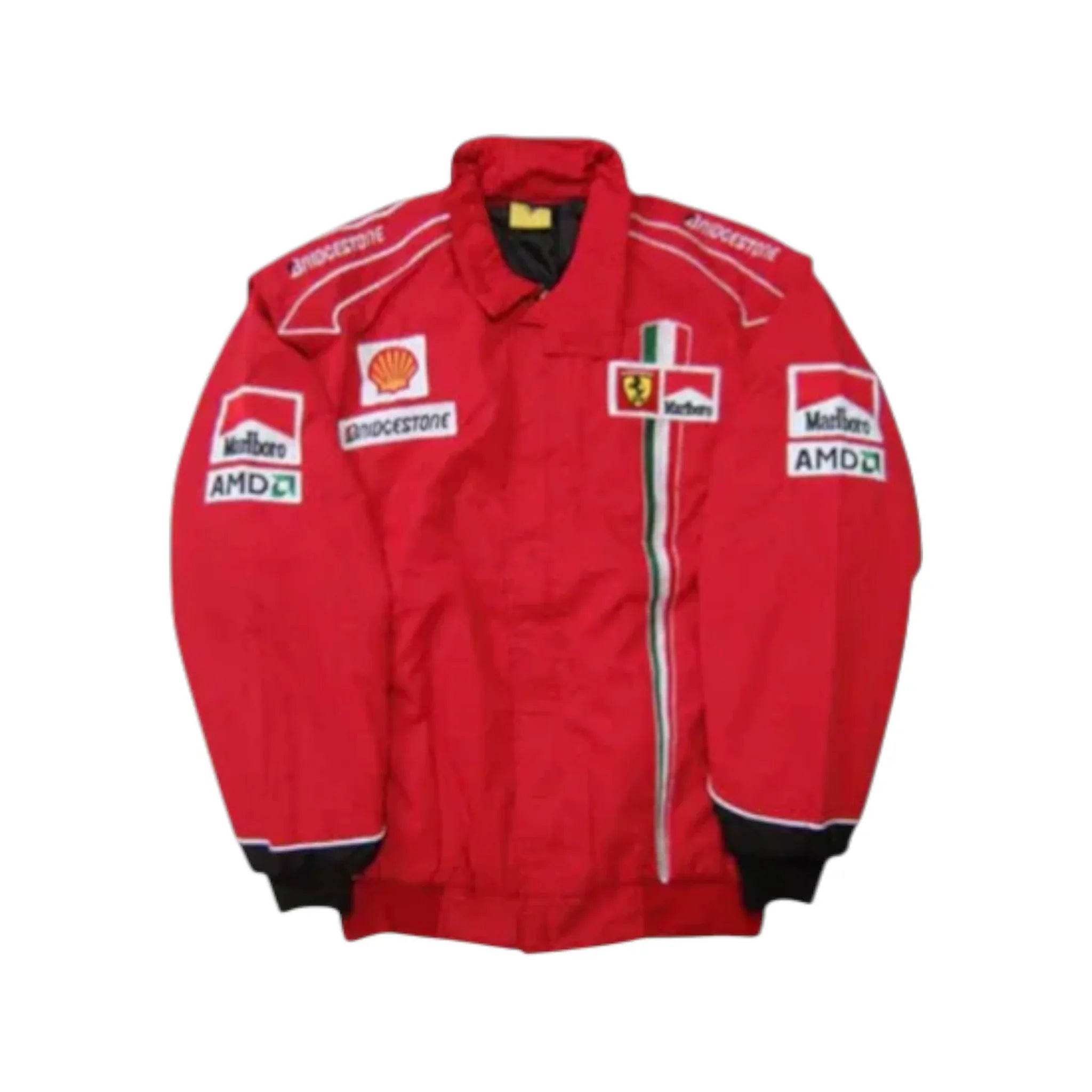 Scuderia Ferrari F1 Team Vintage Racing Jacket Red