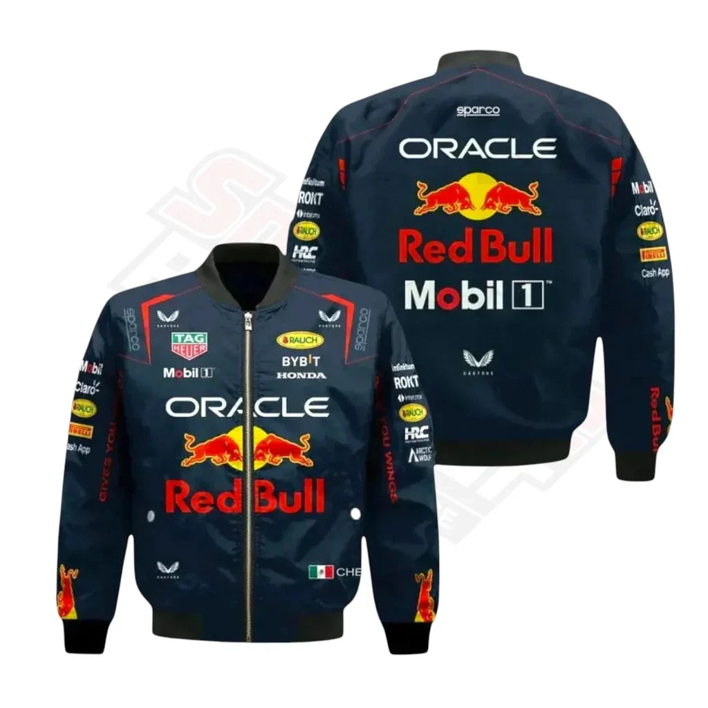Sergio Perez 2023 Oracle Red Bull Racing F1 Vintage Team Jacket