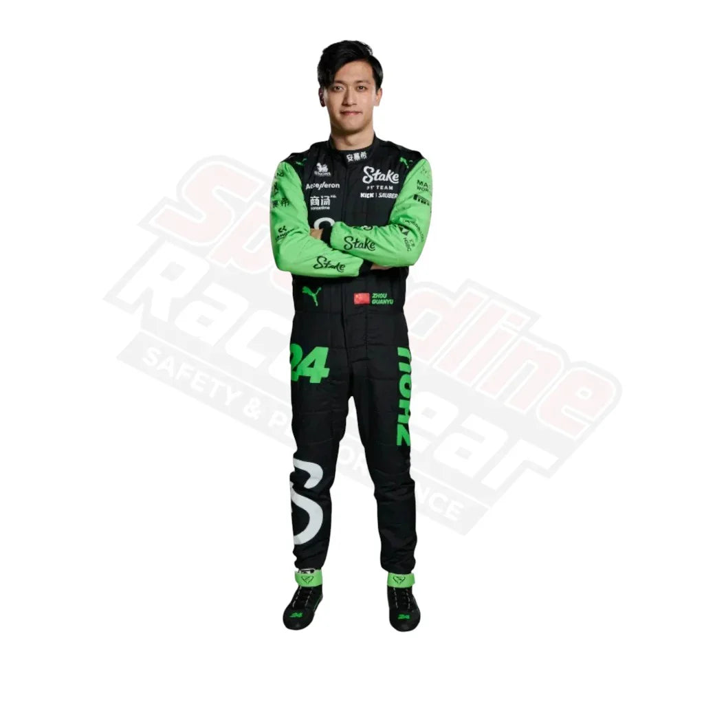 2024 Valtteri Bottas & Zhou Guanyu Kick Sauber F1 Team Stake Race Suit – Motorsport Edition