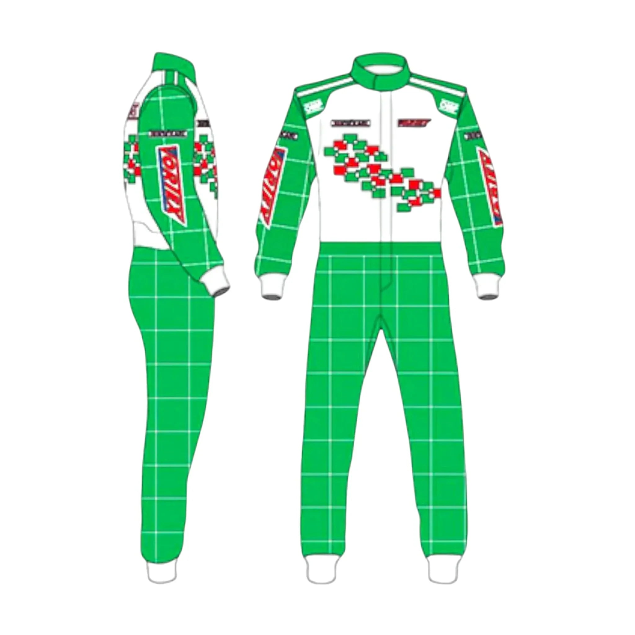 Tony Kart Sublimation Printed Go Kart Driver Racing Suit – Pro Overall