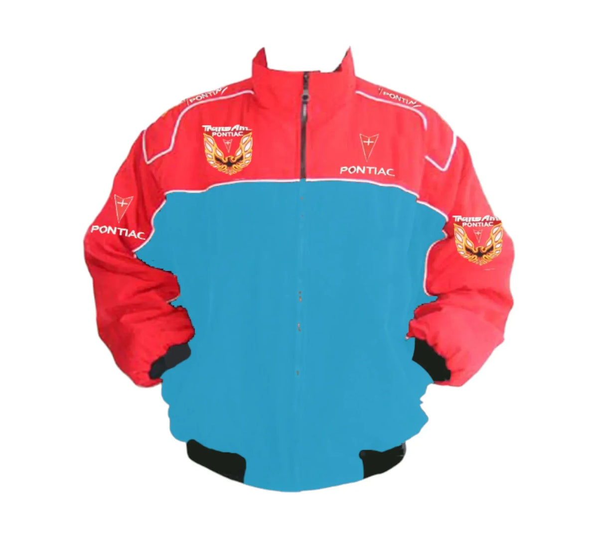 Trans Am Pontiac Racing Jacket Light Blue Red Motorsport Style