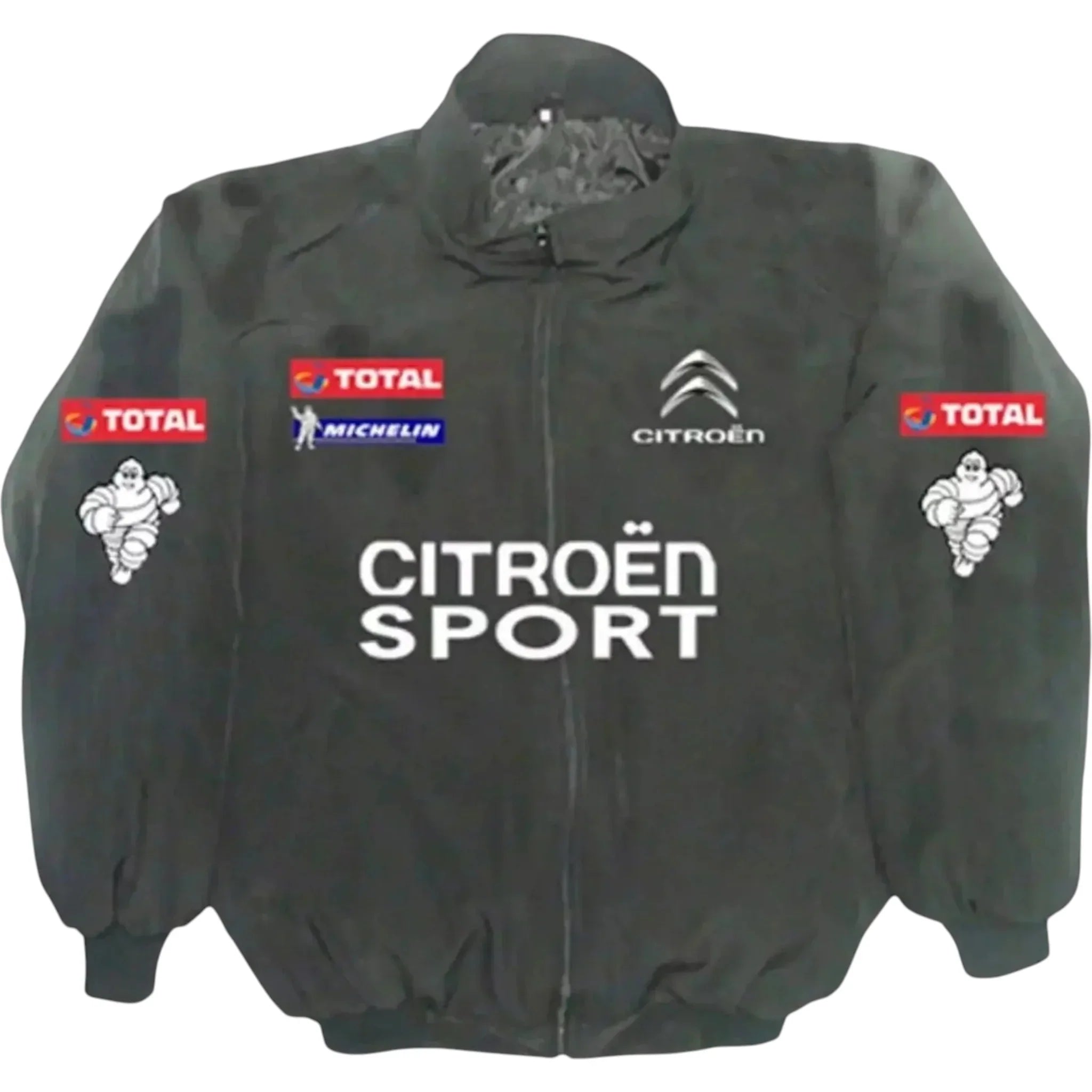 Vintage Citroen F1 Racing Embroidered Bomber Jacket